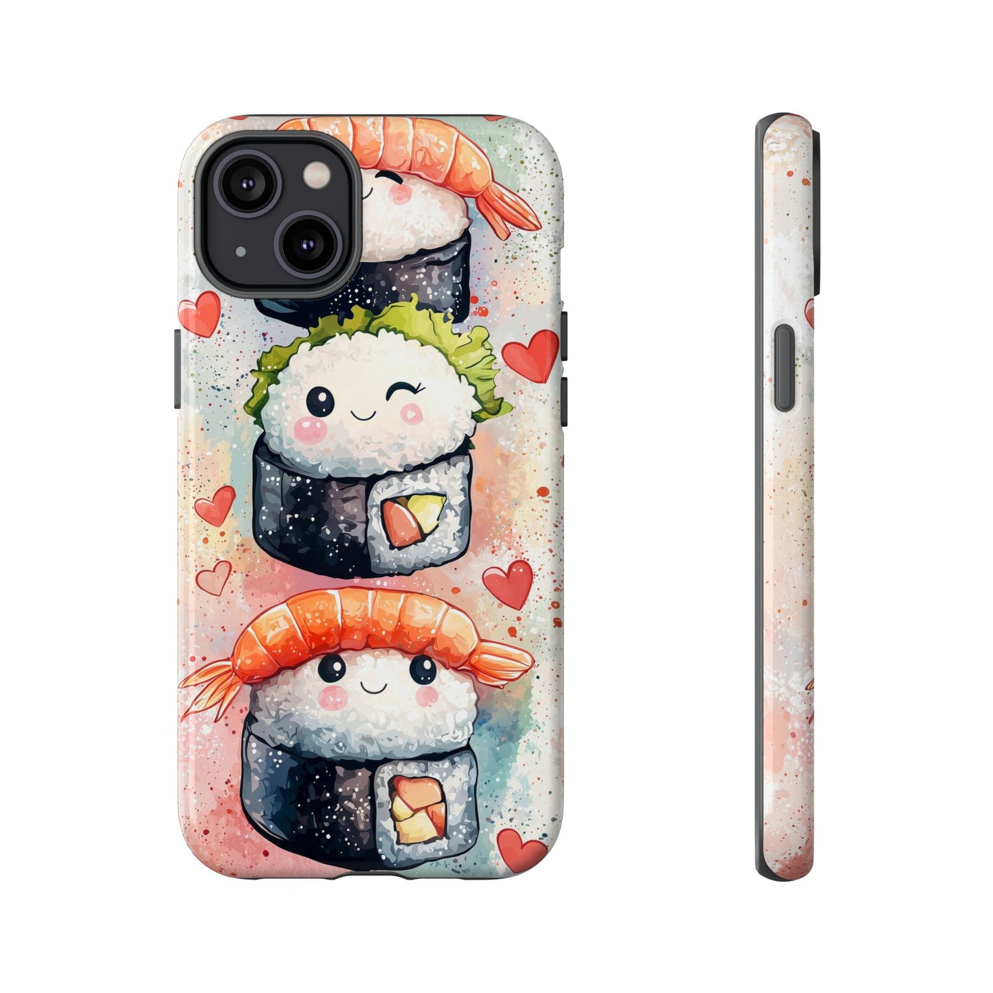 Sweet Sushi Trio - Anime Phone Case Cover for iPhone, Samsung, Google Pixel