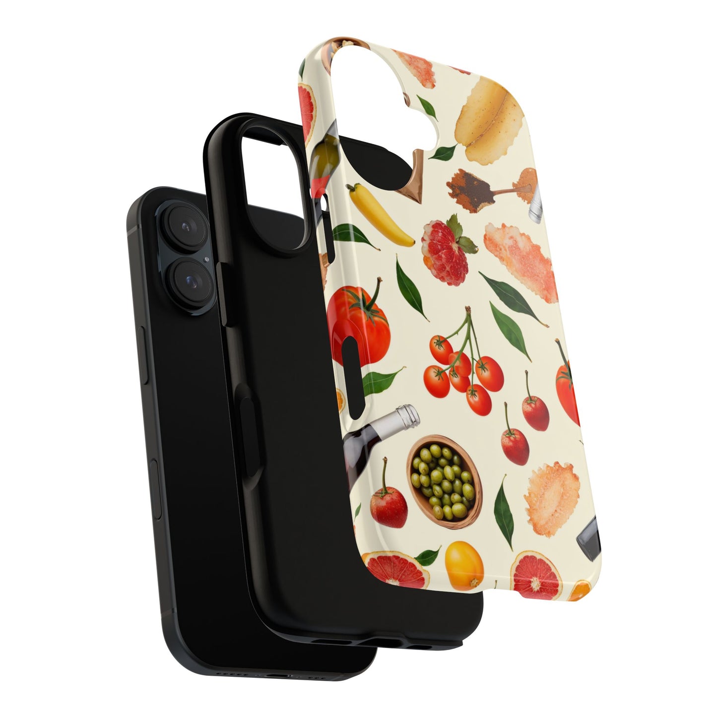 Fresh Fruits & Veggies Pattern Phone Case