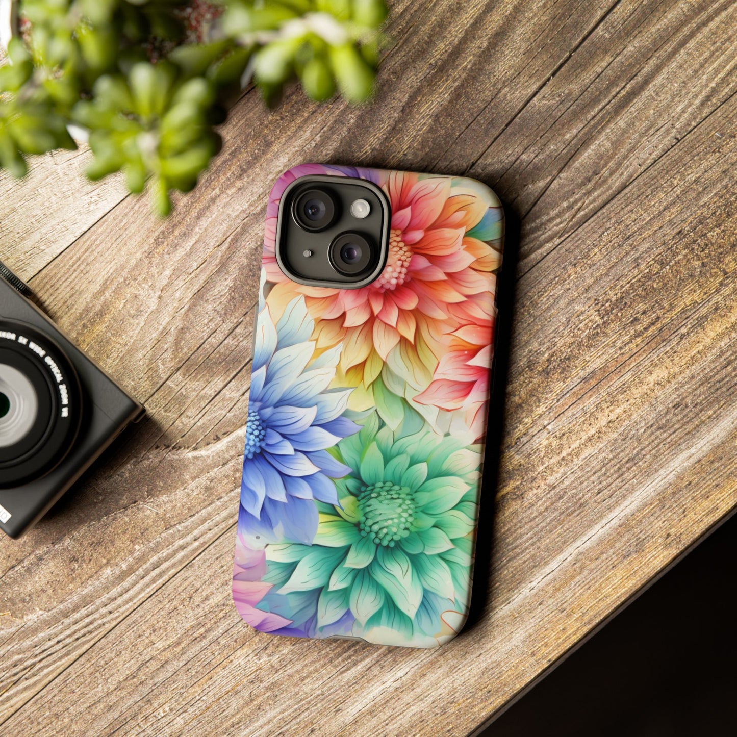 Rainbow Bloom Mandala Floral Mobile Case