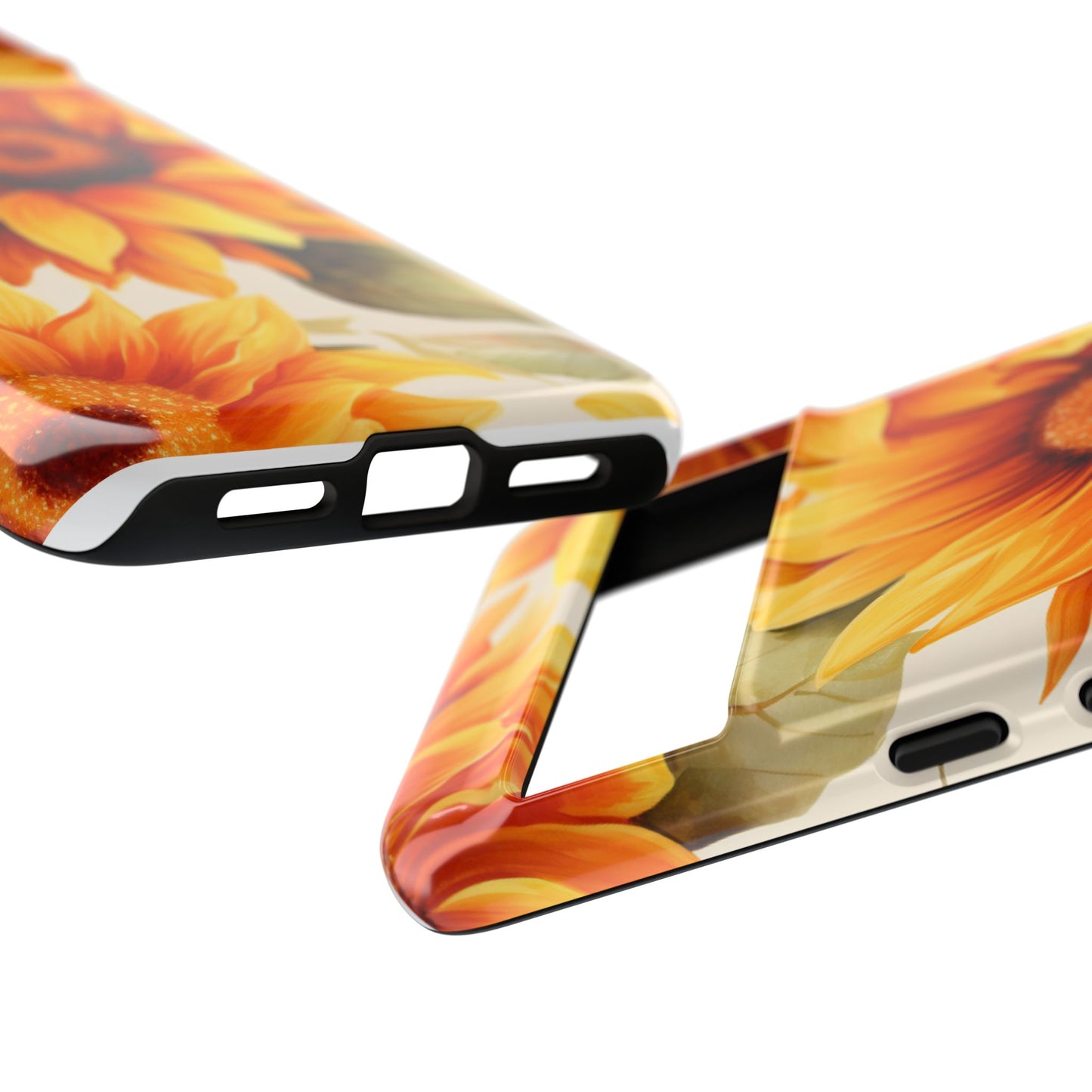 Golden Sunflower Glow Mobile Case – Radiant & Elegant
