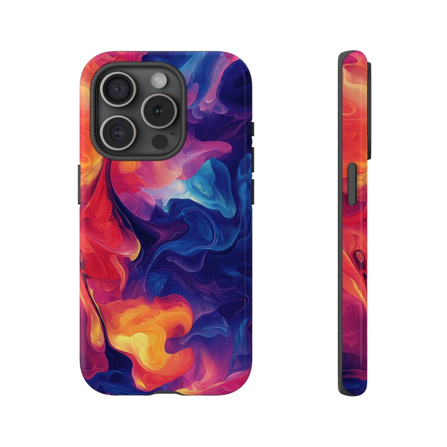 Cosmic Bloom – Abstract Vortex Phone Case for iPhone, Samsung & Pixel