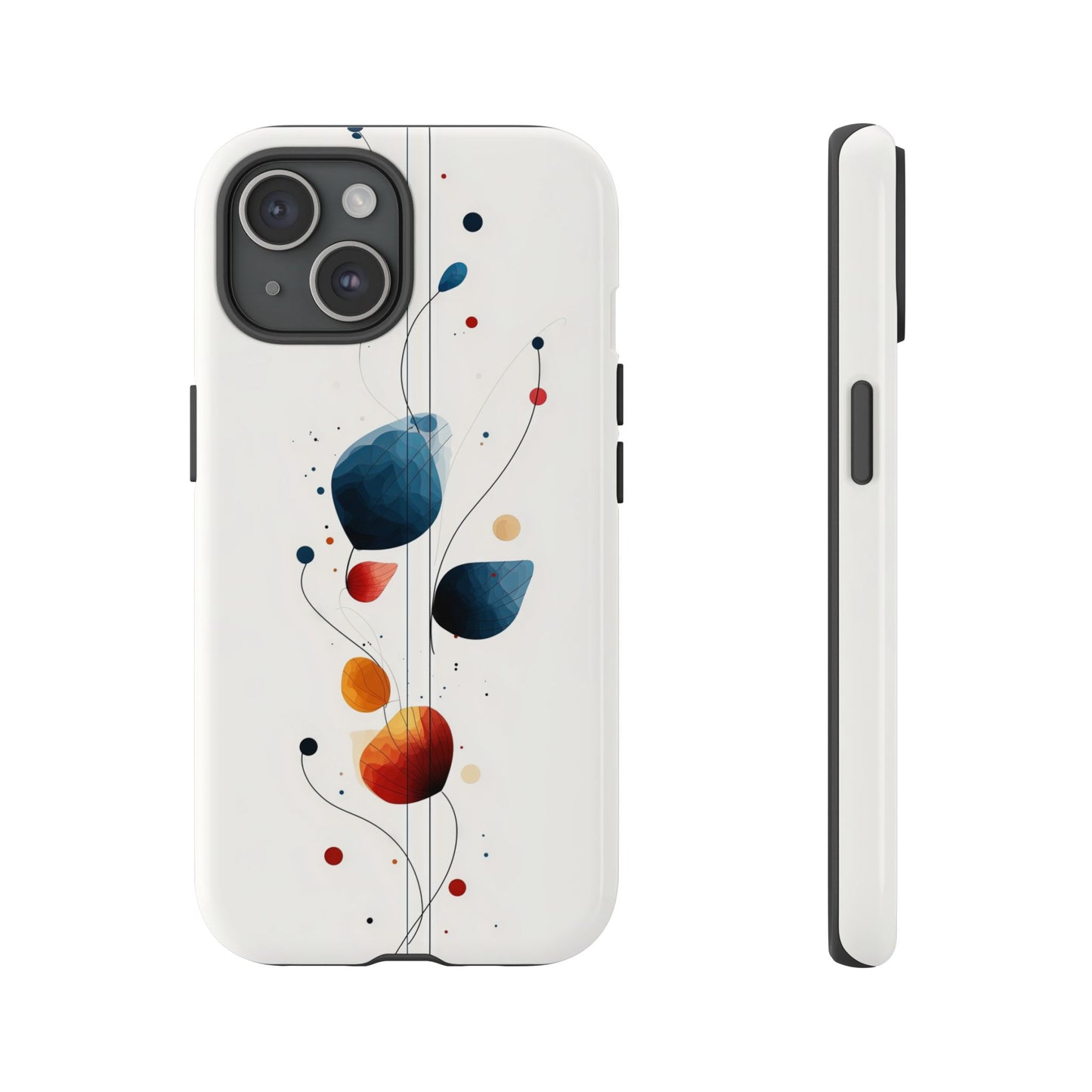 Celestial Dots Abstract Phone Case – Space-Inspired Art for iPhone, Samsung & Pixel