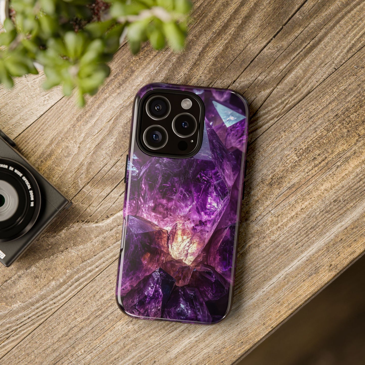 Royal Amethyst Stones Phone Case for iPhone, Samsung & Google Pixel