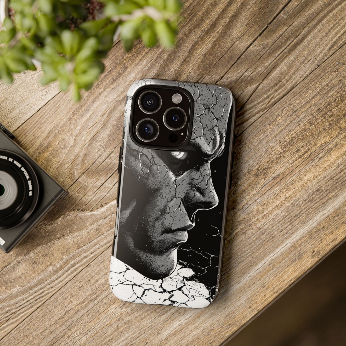 Shattered Reflections of a Symbiotic Soul: The Rise of a Dark Anti-Hero Phone Case for iPhone, Samsung & Pixel