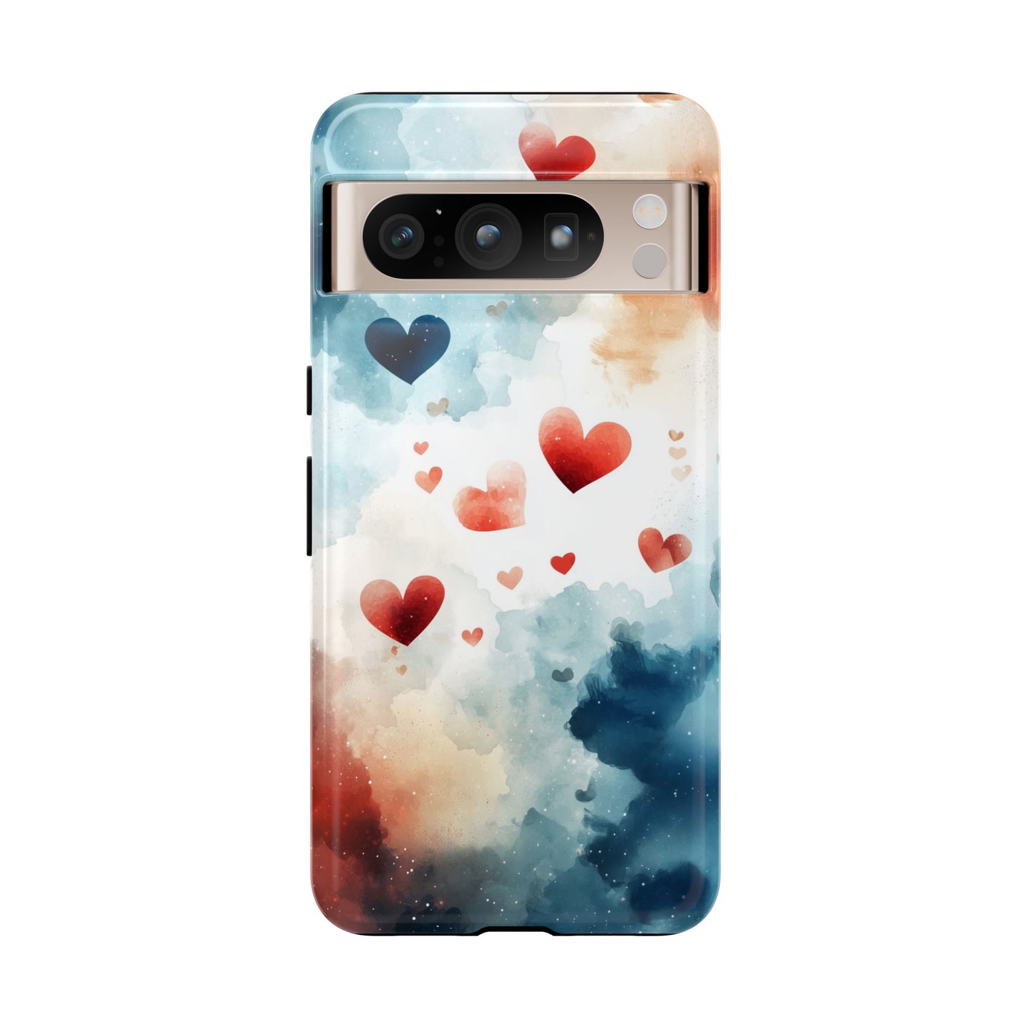 Heartfelt Skies - Watercolor Anime Phone Case for iPhone, Samsung, Google Pixel