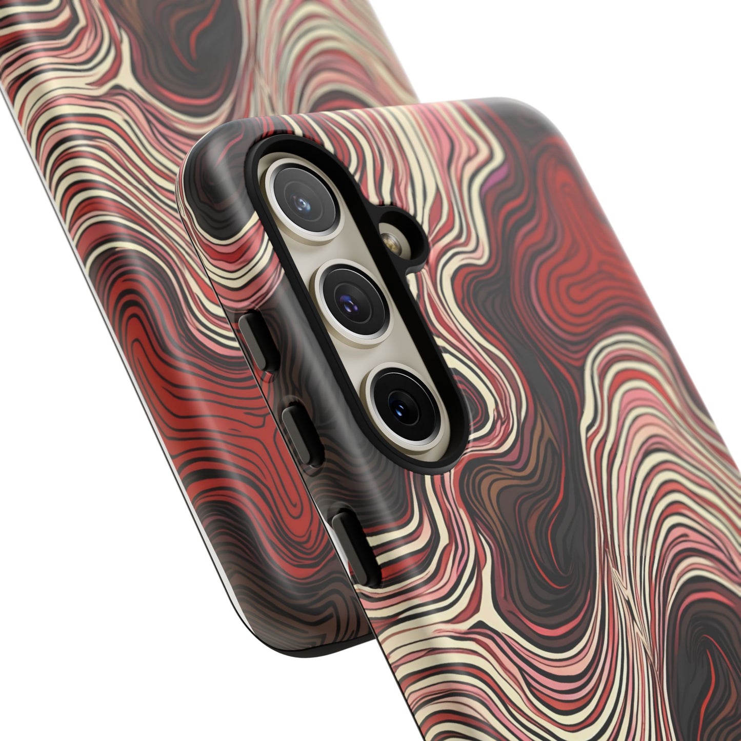 Abstract wavy illusion with swirling lines | Pattern Design