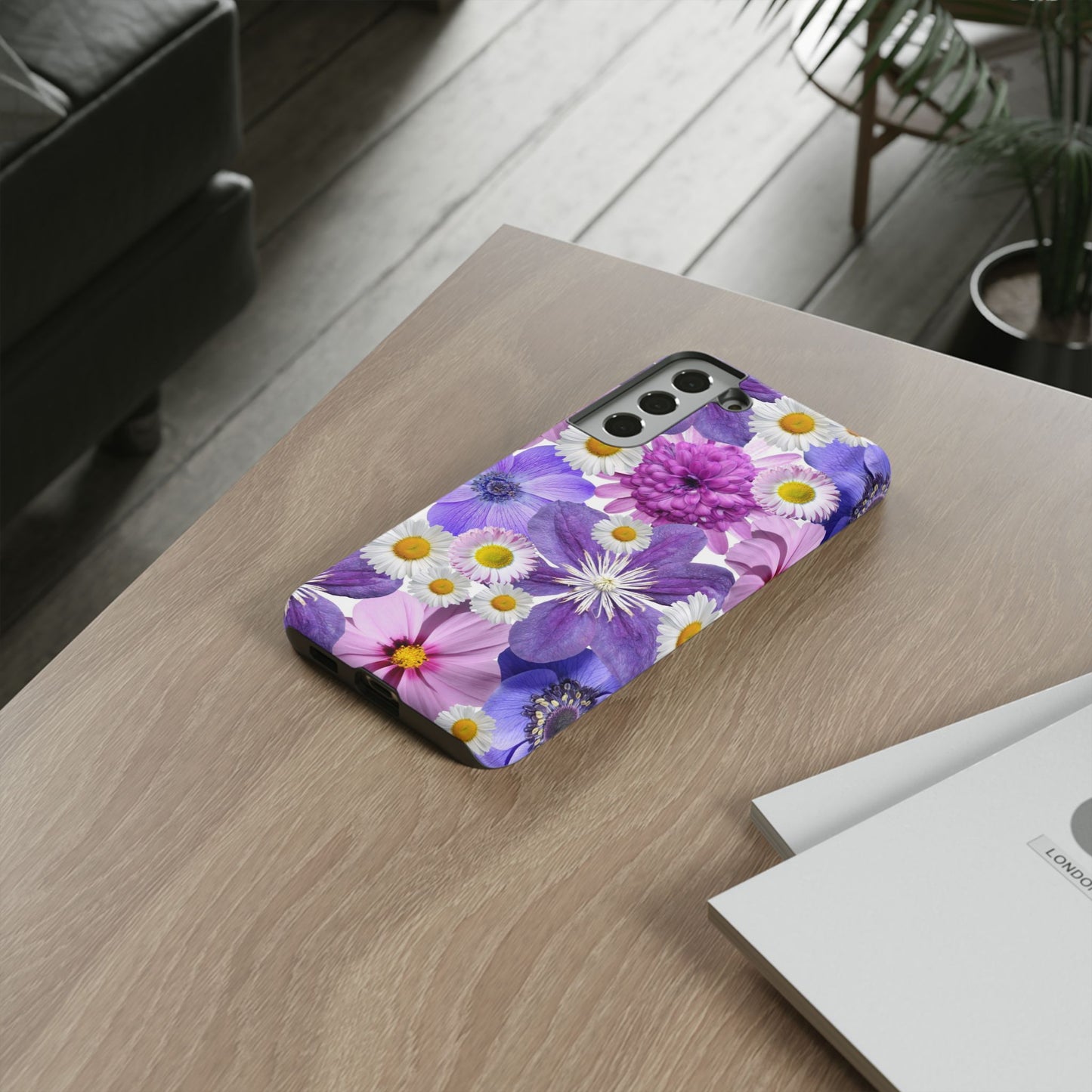 Lavender Blossom Floral Mobile Case