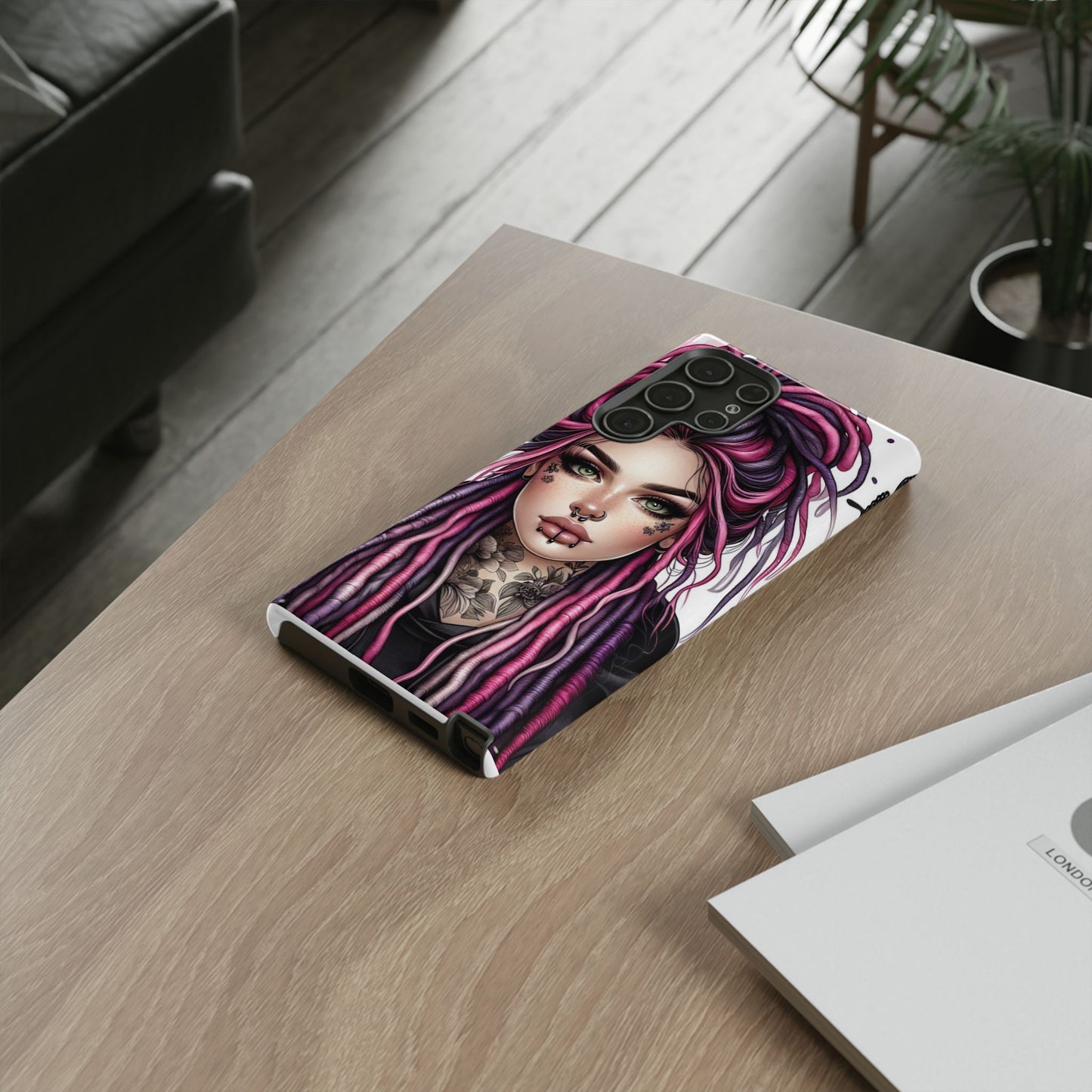 Neon Gothic Beauty Mobile Case