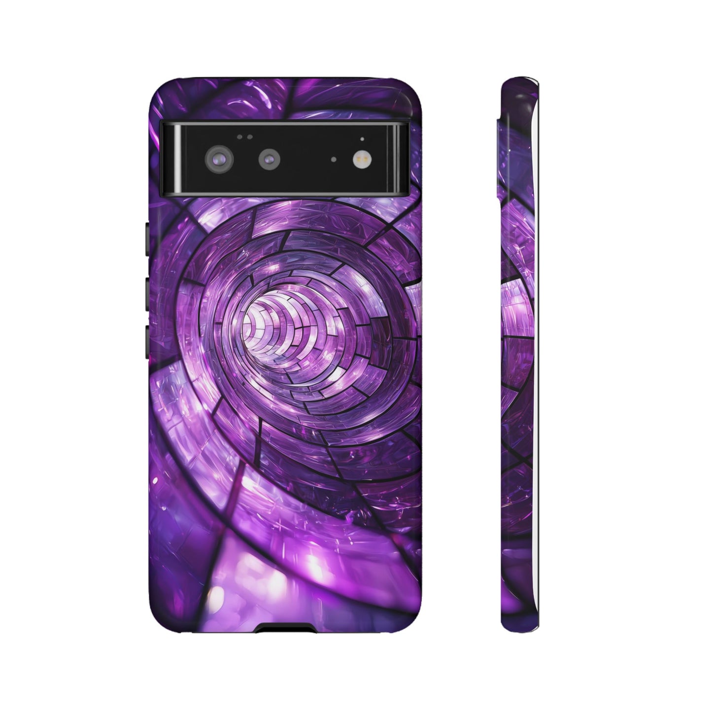 Hypnotic Spiral Optical Illusion Phone Case for iPhone, Samsung & Pixel