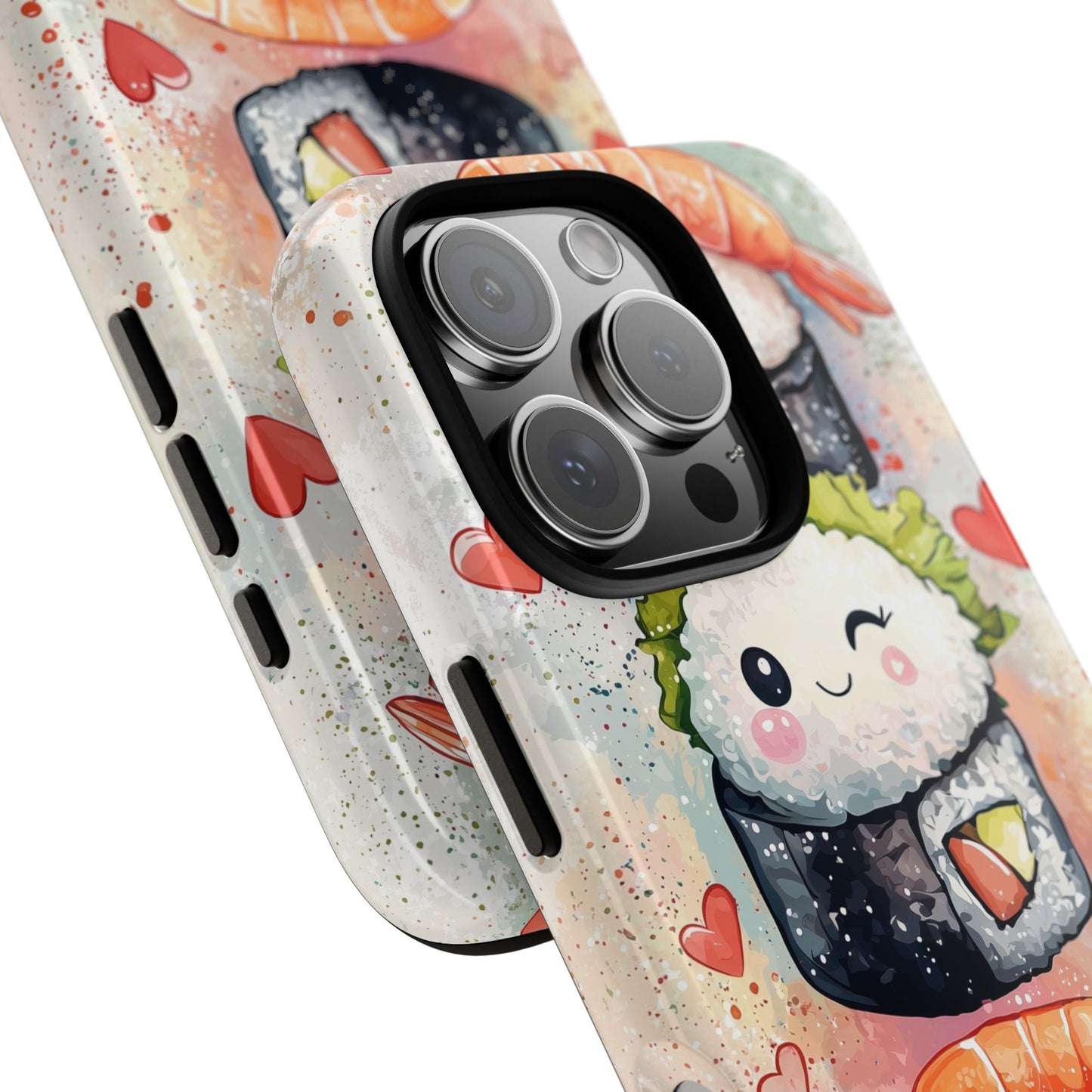 Sweet Sushi Trio - Anime Phone Case Cover for iPhone, Samsung, Google Pixel