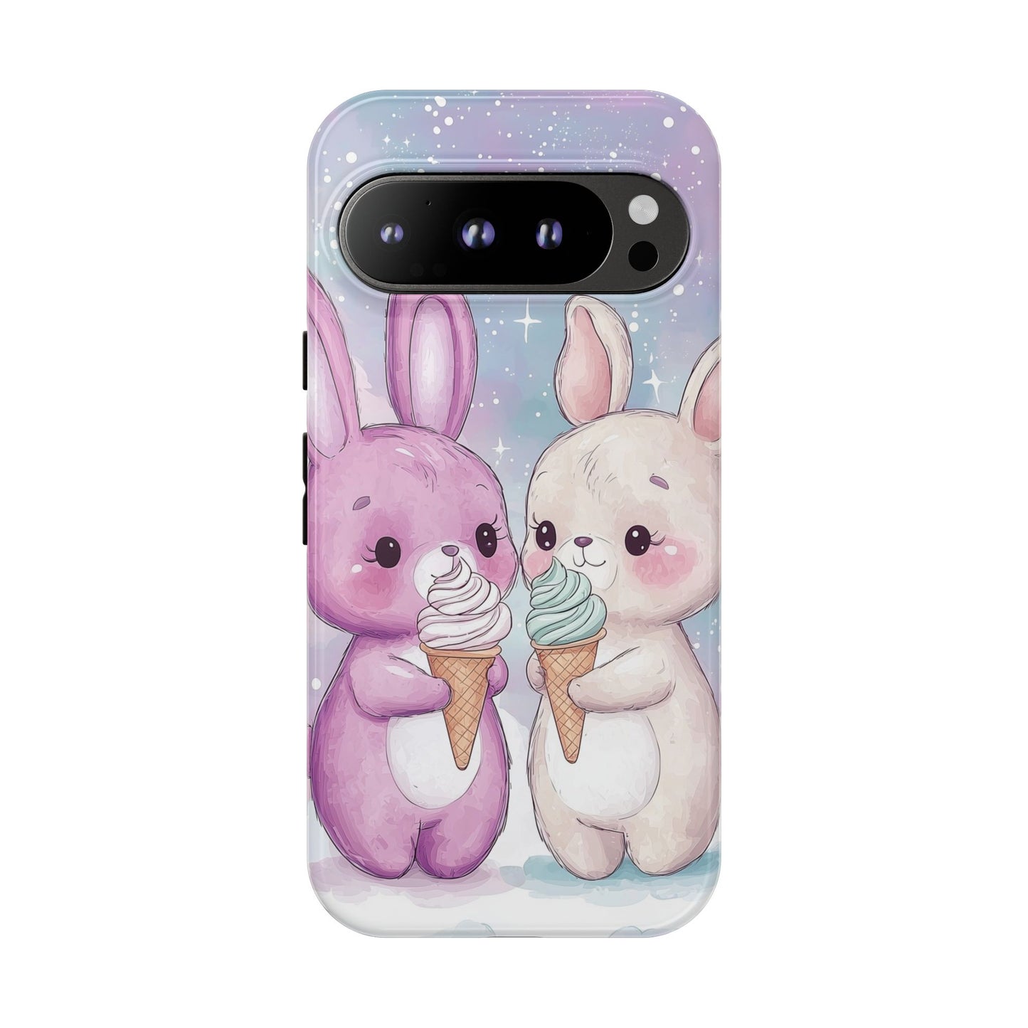 Sweet Bunny Bliss - Kawaii Anime Phone Case for iPhone, Samsung, Google Pixel