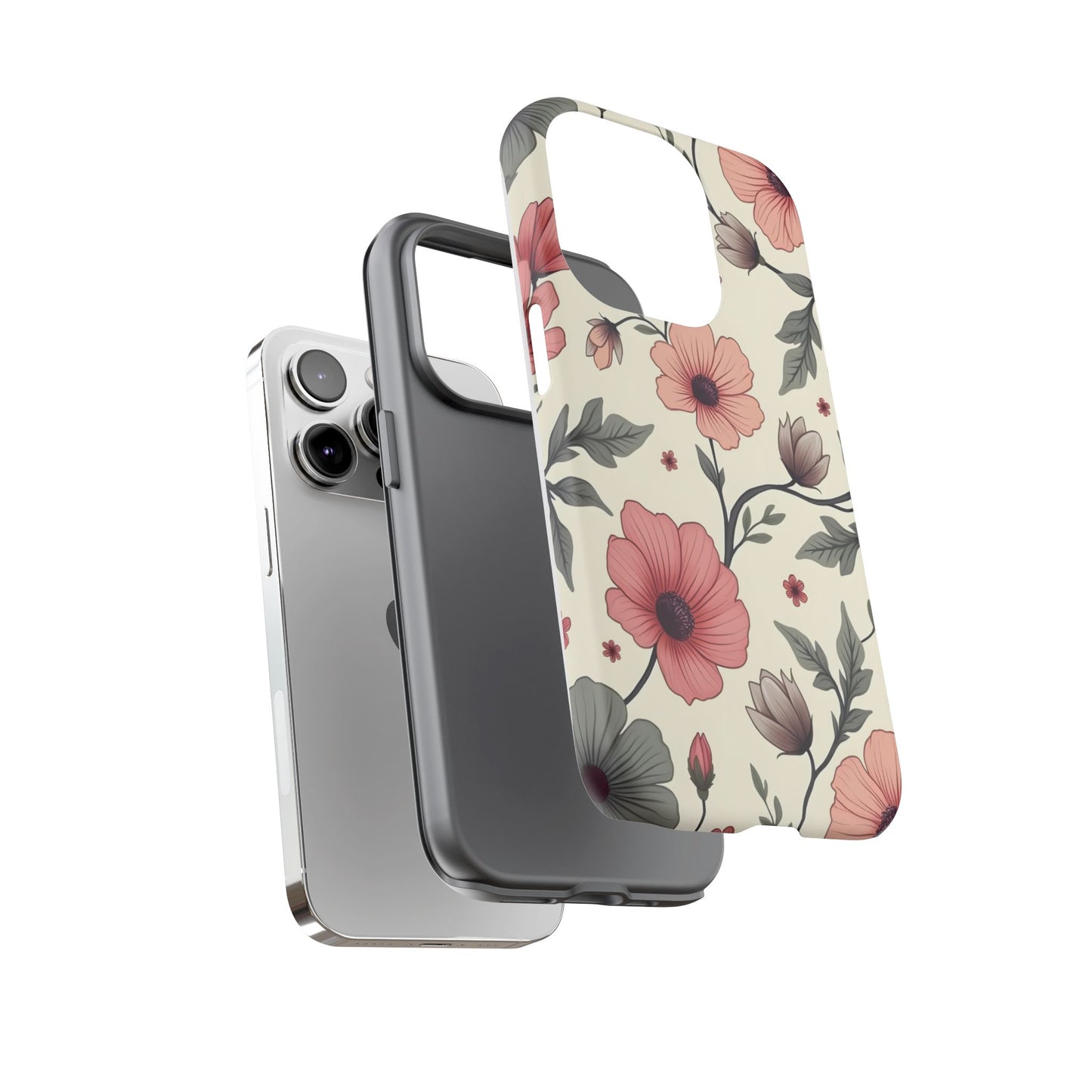 Floral Iphone Case, Botanical Pattern Design