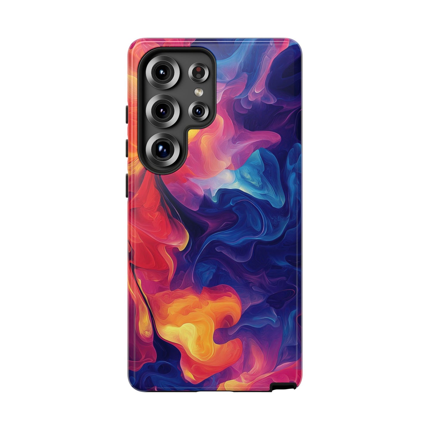 Cosmic Bloom – Abstract Vortex Phone Case for iPhone, Samsung & Pixel