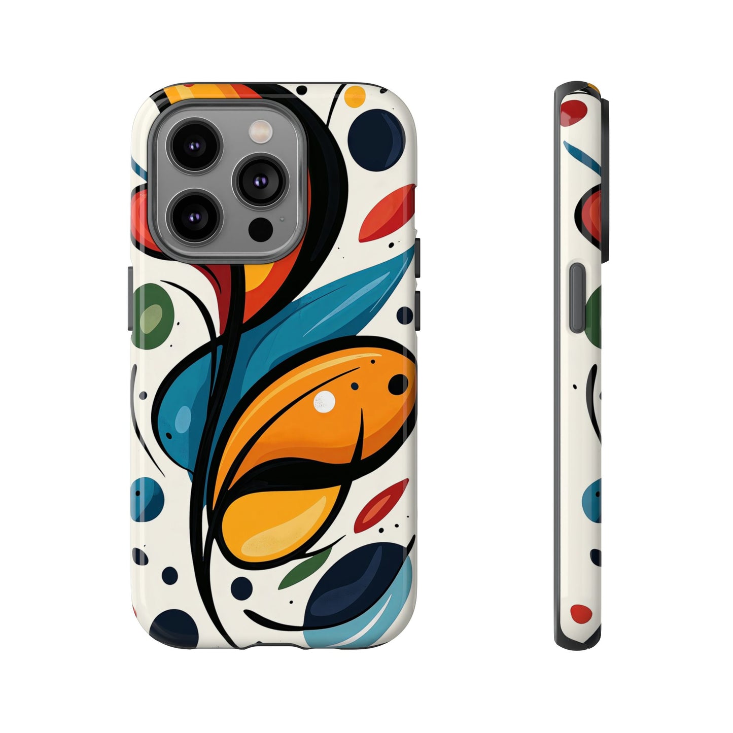 Vibrance Bloom – Bold Abstract Burst Phone Case for iPhone, Google Pixel, Samsung