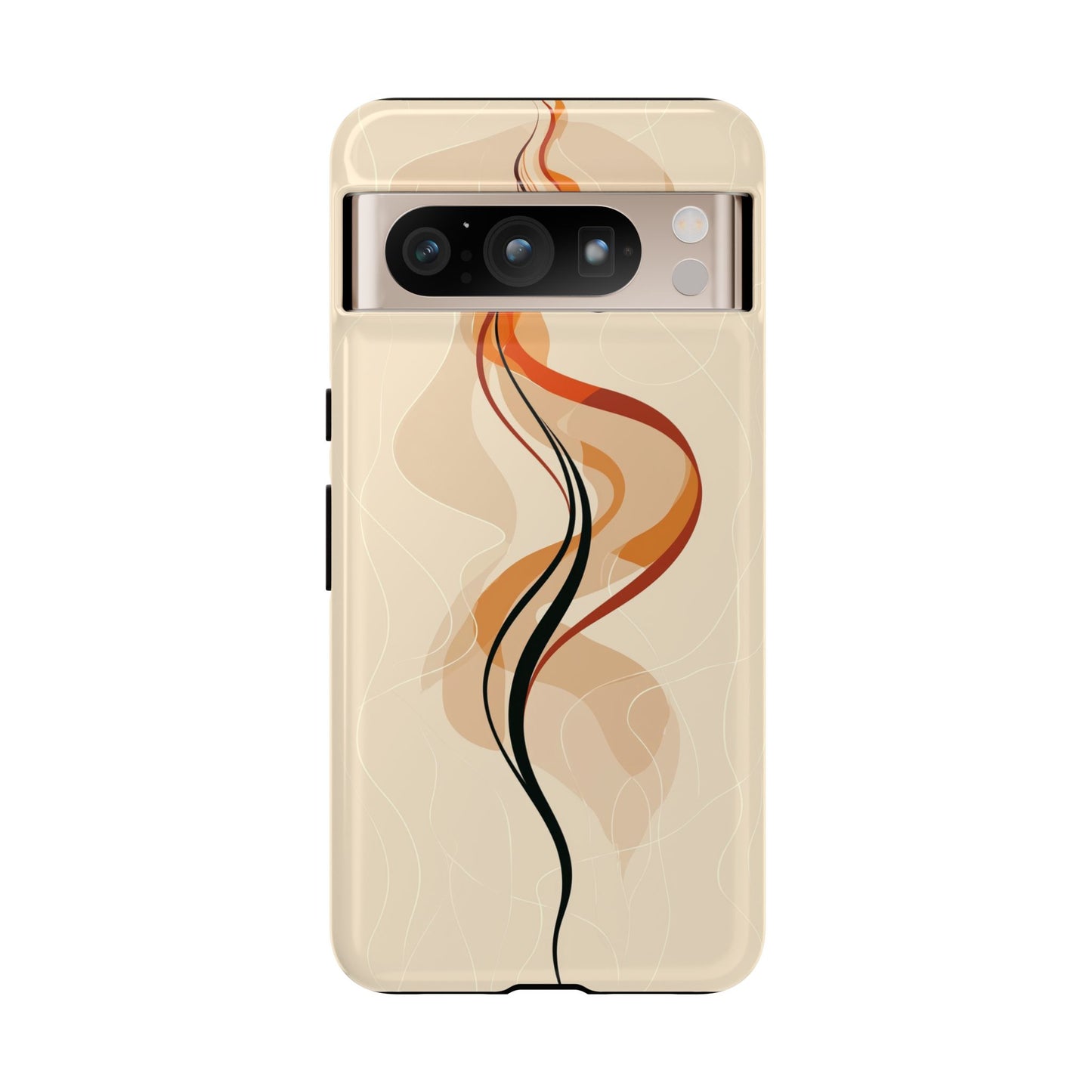 Feminine Flame: Abstract Grace Phone Case for iPhone, Samsung & Pixel