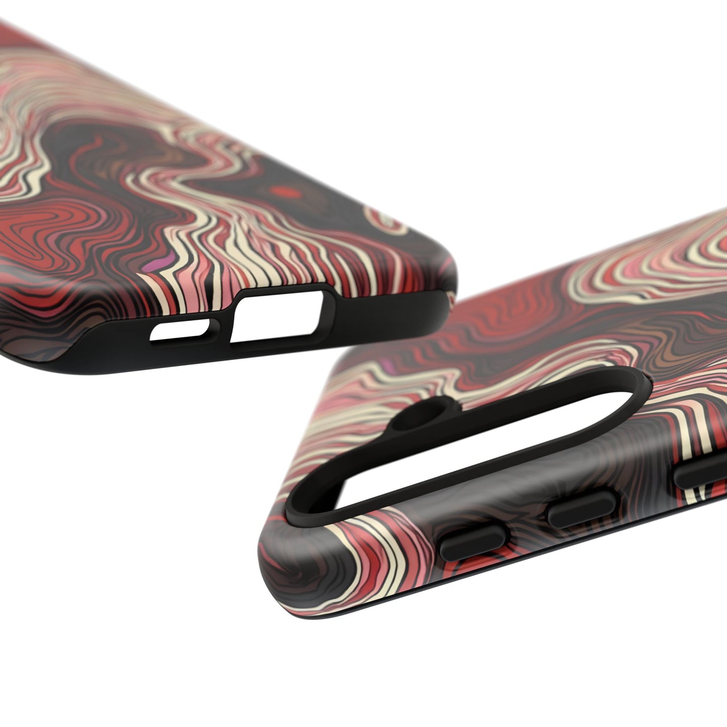 Abstract wavy illusion with swirling lines | Pattern Design