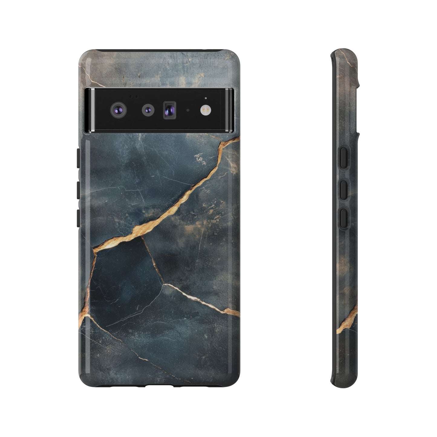 Cracked Marble Stone Phone Case for iPhone, Samsung & Google Pixel