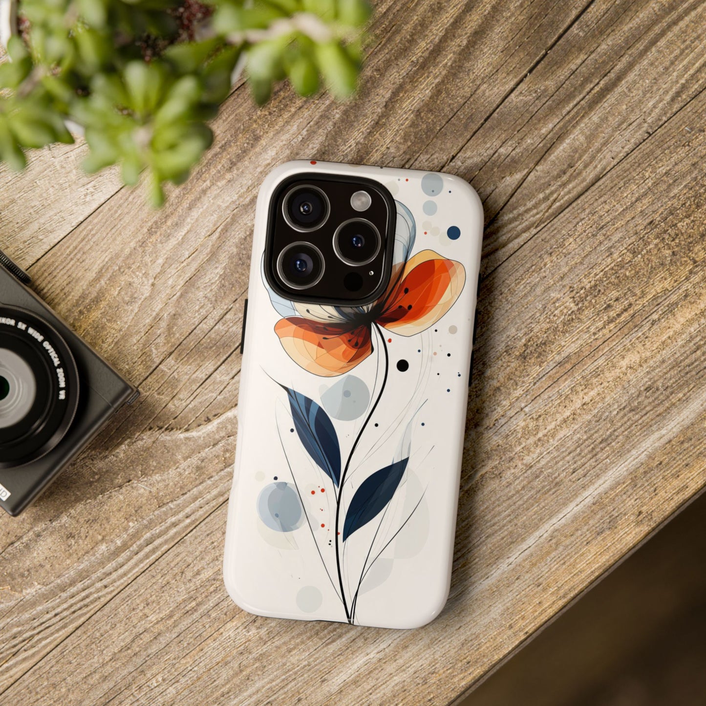 Bloom in Motion – Artistic Floral Phone Case for iPhone, Pixel & Samsung