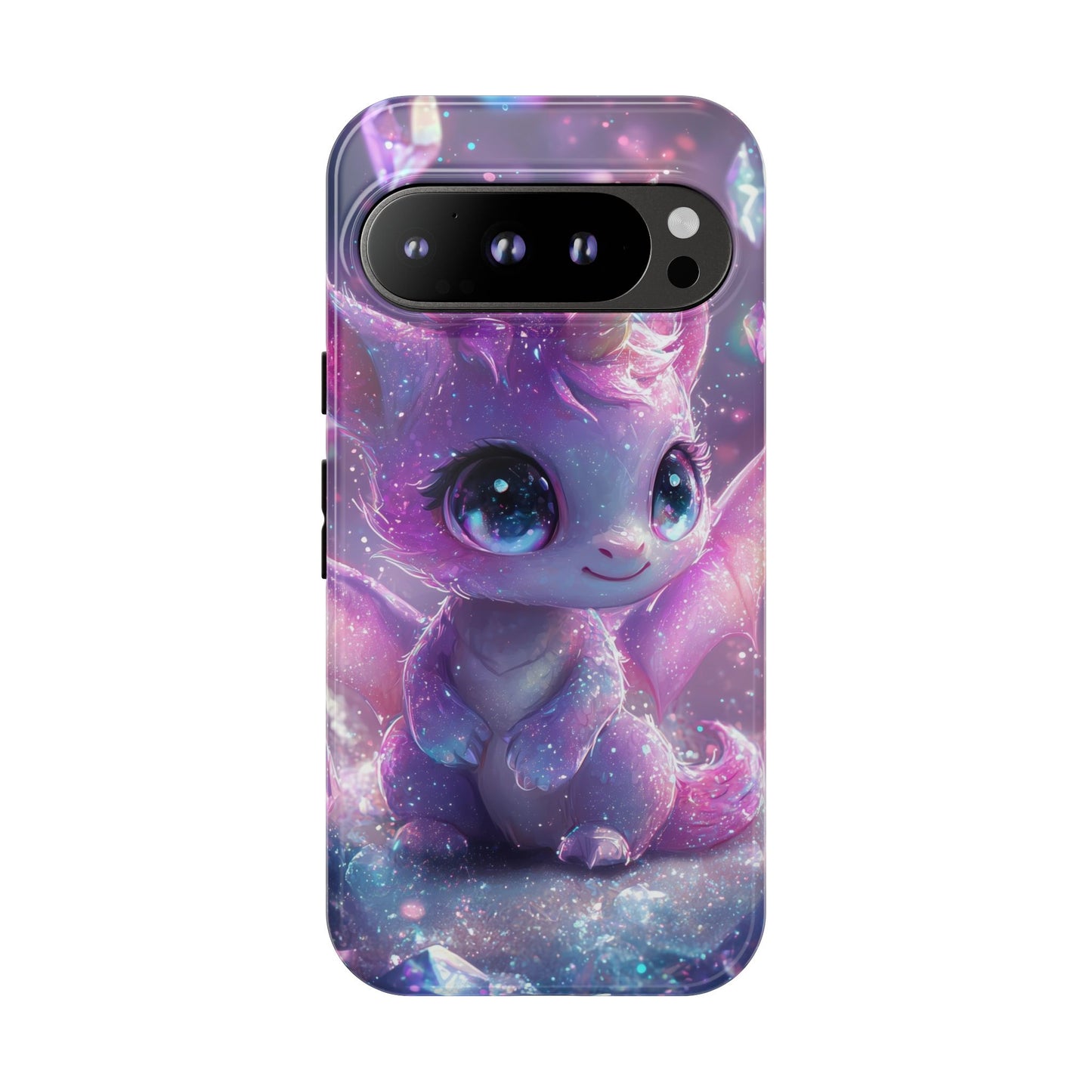 Mystic Crystal Unicorn-Dragon Phone Case for iPhone, Samsung, Google Pixel