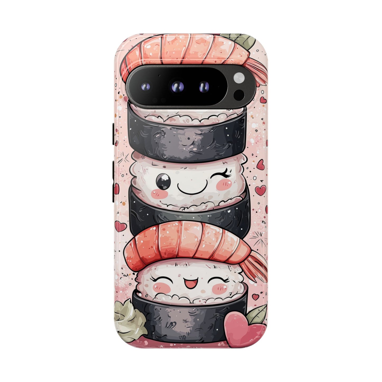 Anime Sushi Stack Phone Case β Cute & Tasty-Inspired Design for iPhone, Samsung, and Google Pixel
