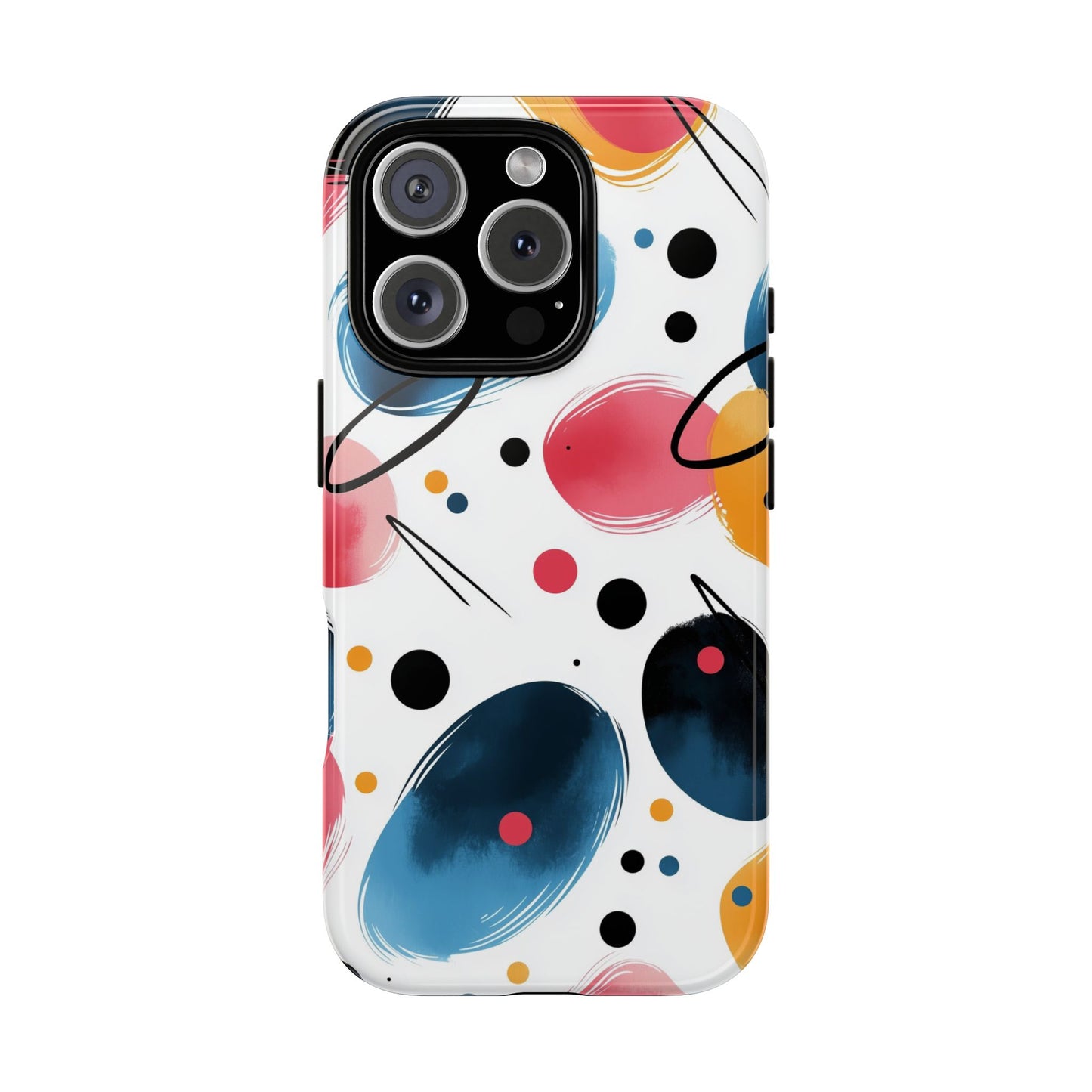 Retro Memphis Vibes – Abstract Art Phone Case for iPhone, google Pixel & Samsung