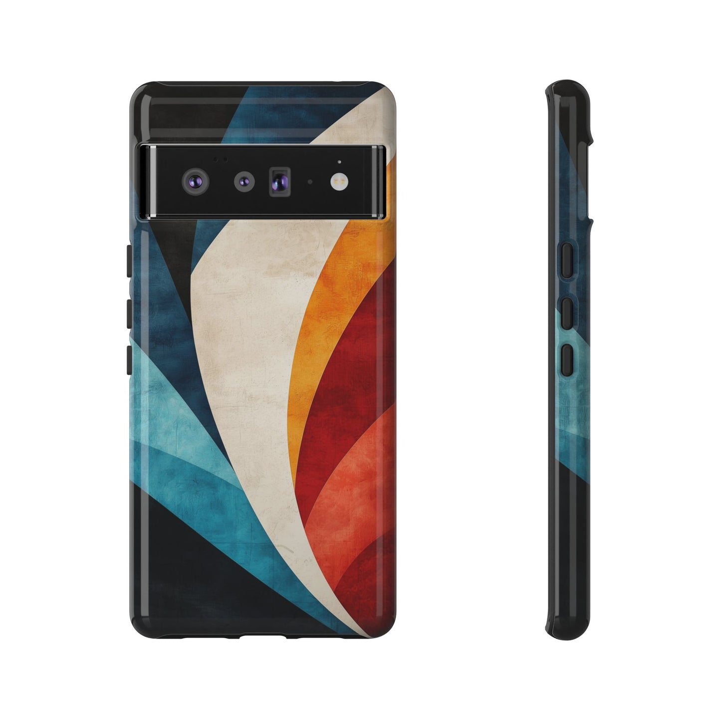 Retro Surge – Vintage Vibes Abstract Phone Case for iPhone, Samsung & Pixel