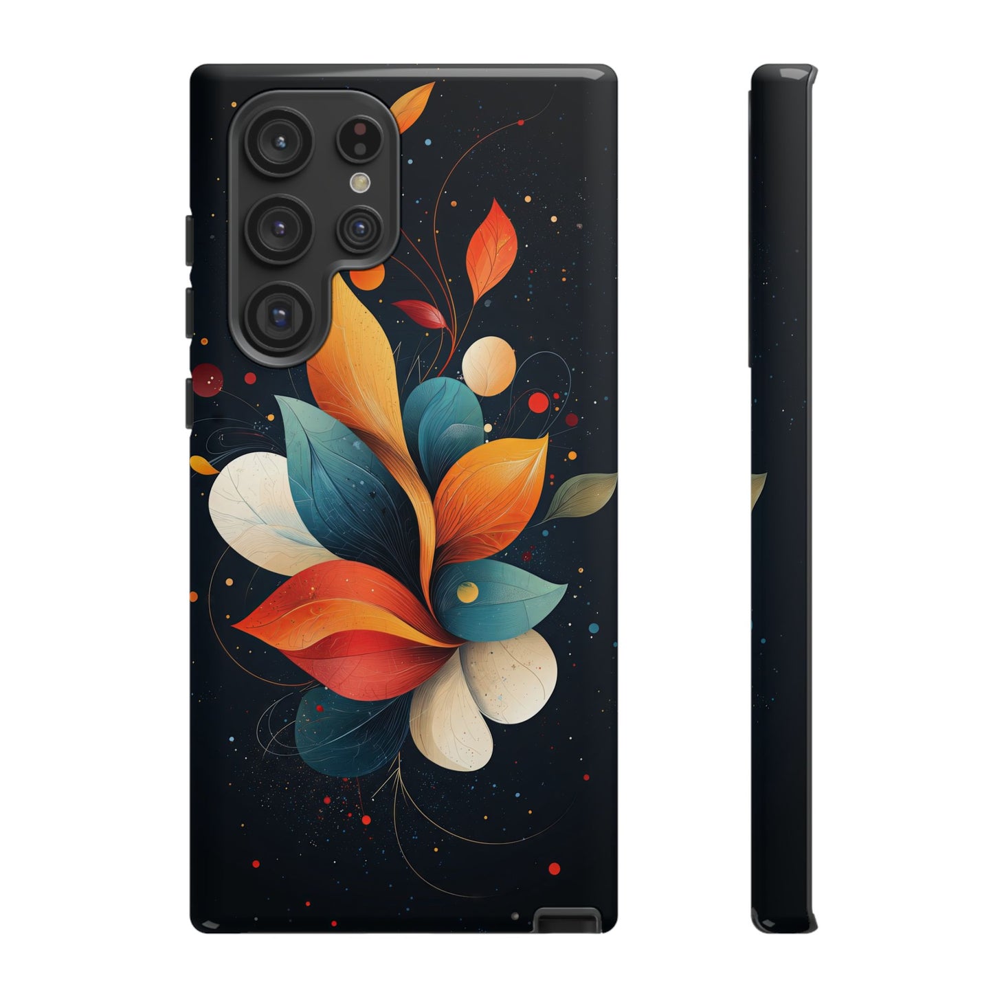 Midnight Bloom – Cosmic Floral Phone Case for iPhone, Pixel & Samsung