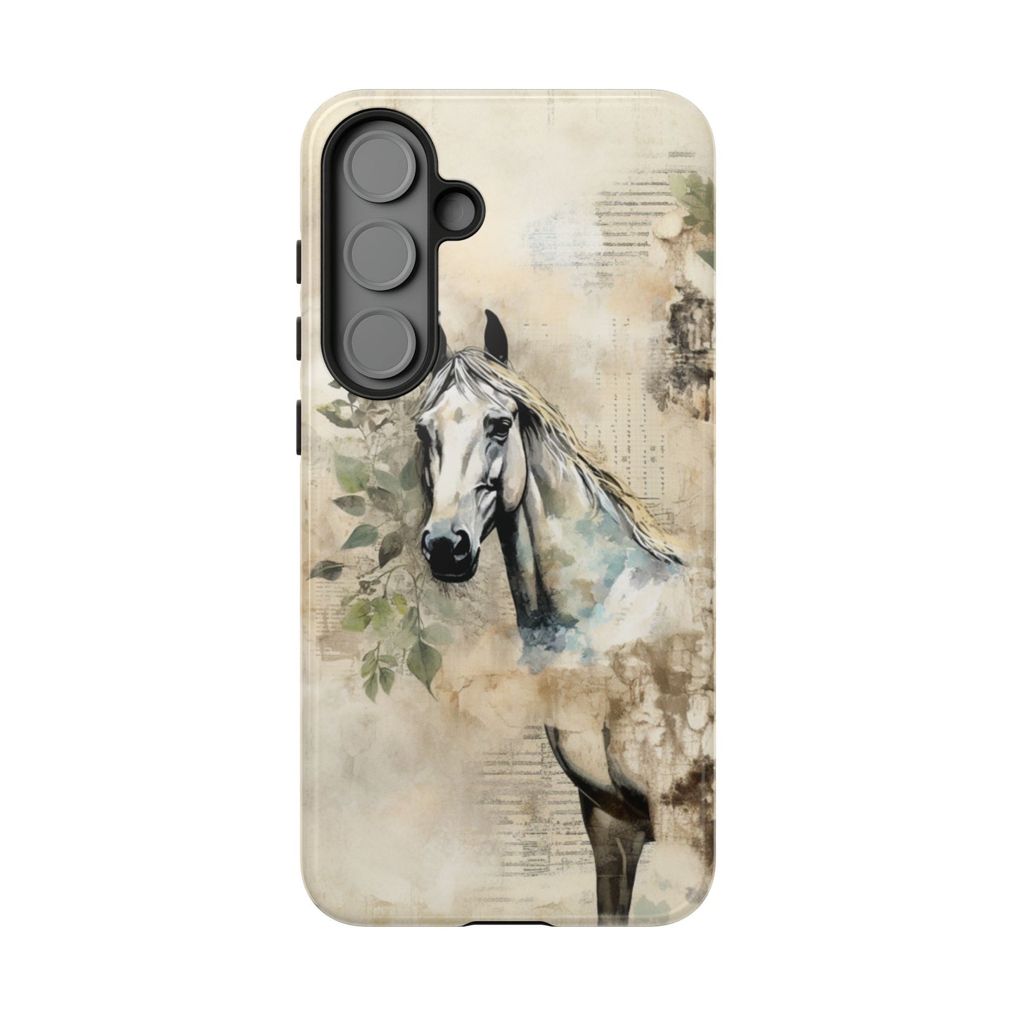 Watercolor Horse Print Phone Case - iPhone, Samsung & Google Pixel Cover - Artistic Equestrian Phone Case, Animal Lover Gift