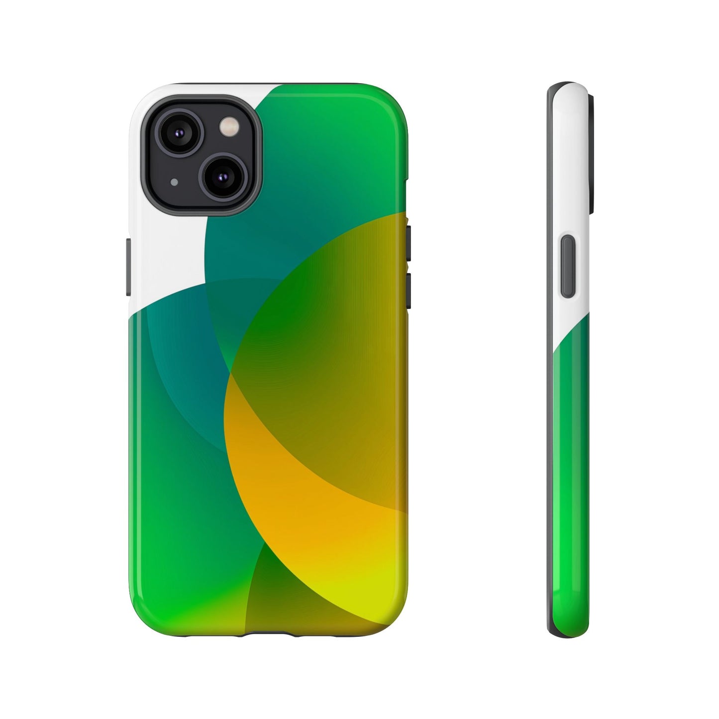 Verdant Bloom – Abstract Gradient Phone Case for iPhone, Samsung & Pixel