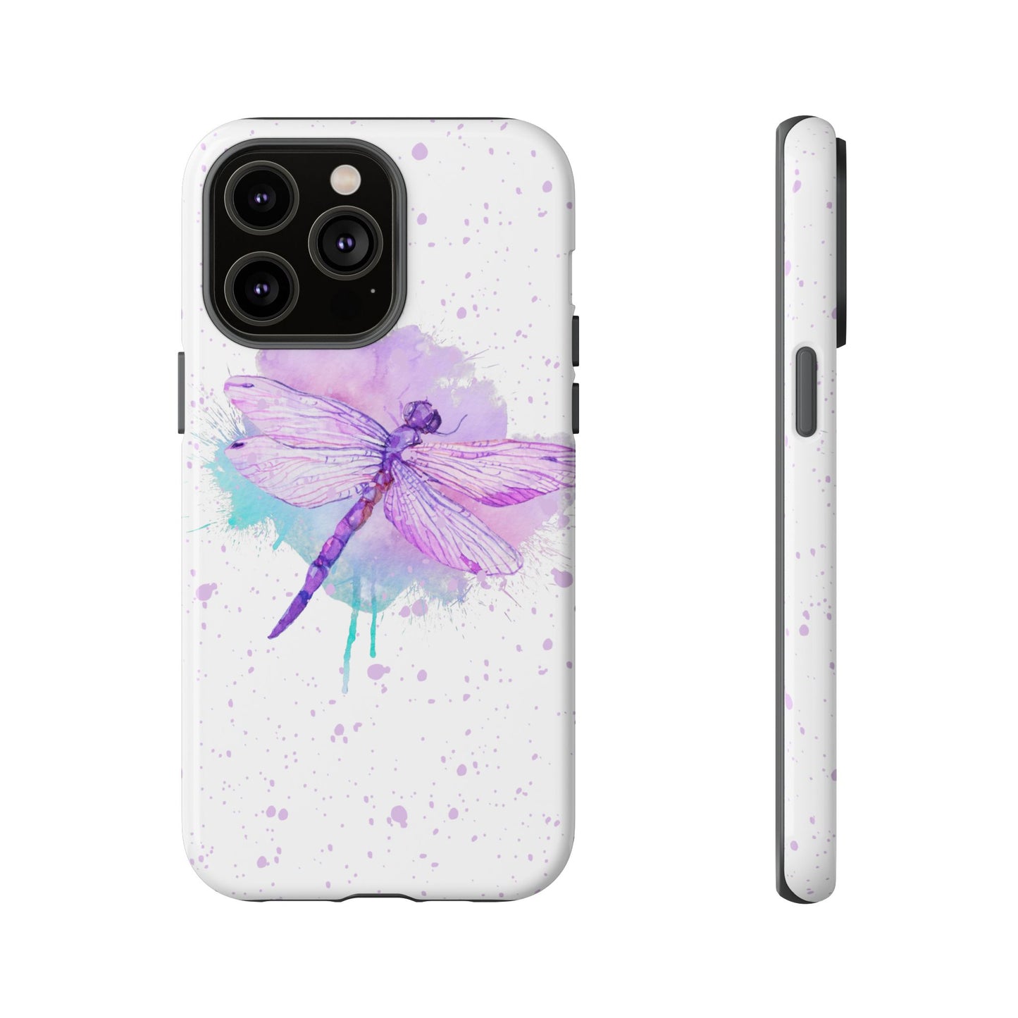 Watercolor Dragonfly Print Phone Case - iPhone, Samsung & Google Pixel Cover - Artistic Phone Case, Insect Lover Gift