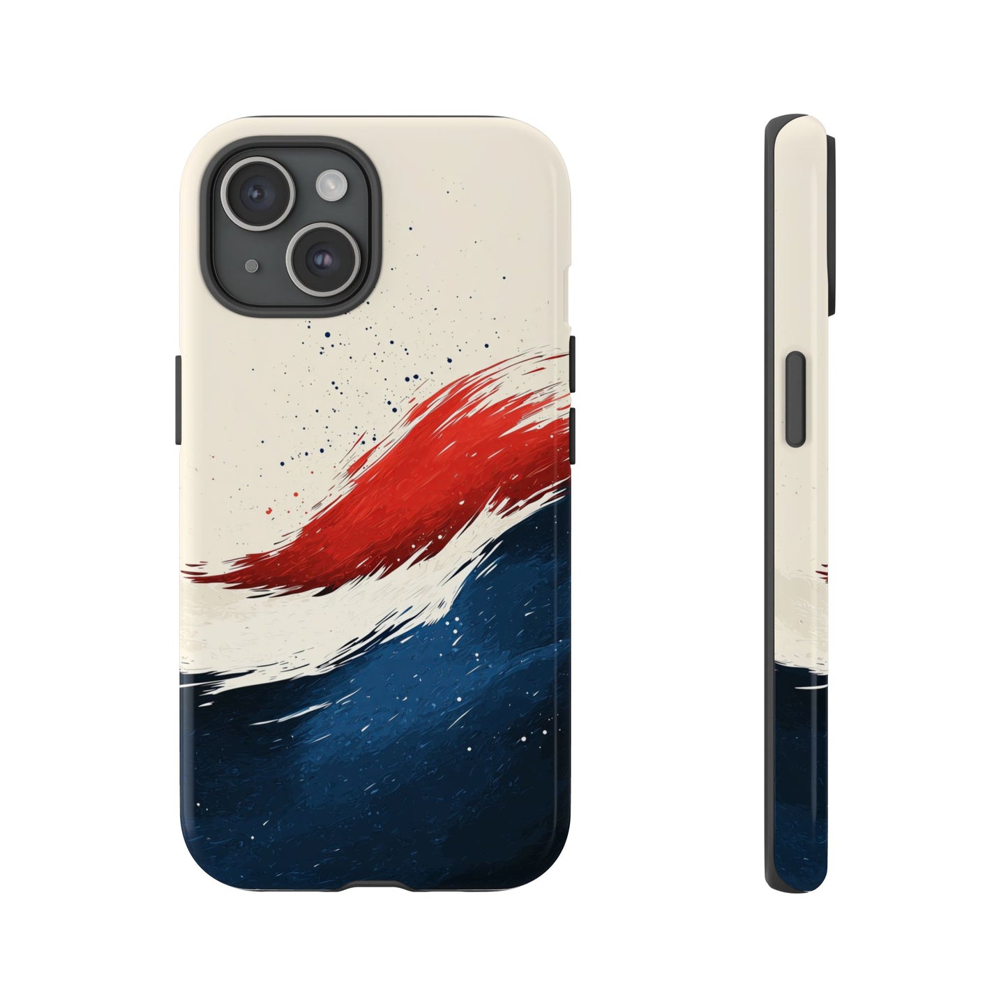 Crimson Tide – Artistic Brushstroke Abstract Case for iPhone, Google Pixel, Samsung