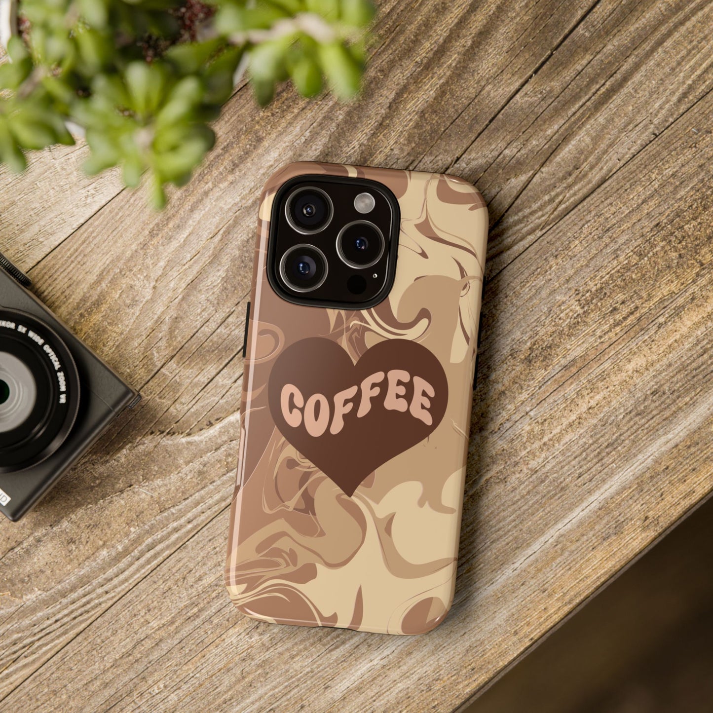 Retro Coffee Aesthetic Phone Case – Vintage Coffee Lover’s Design for iPhone, Samsung & Google Pixel