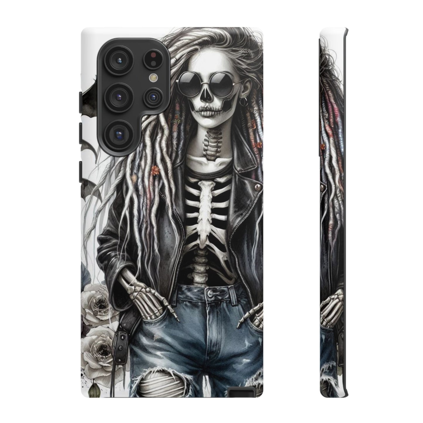 Skull Queen – Gothic Skeleton & Dark Grunge Mobile Cover