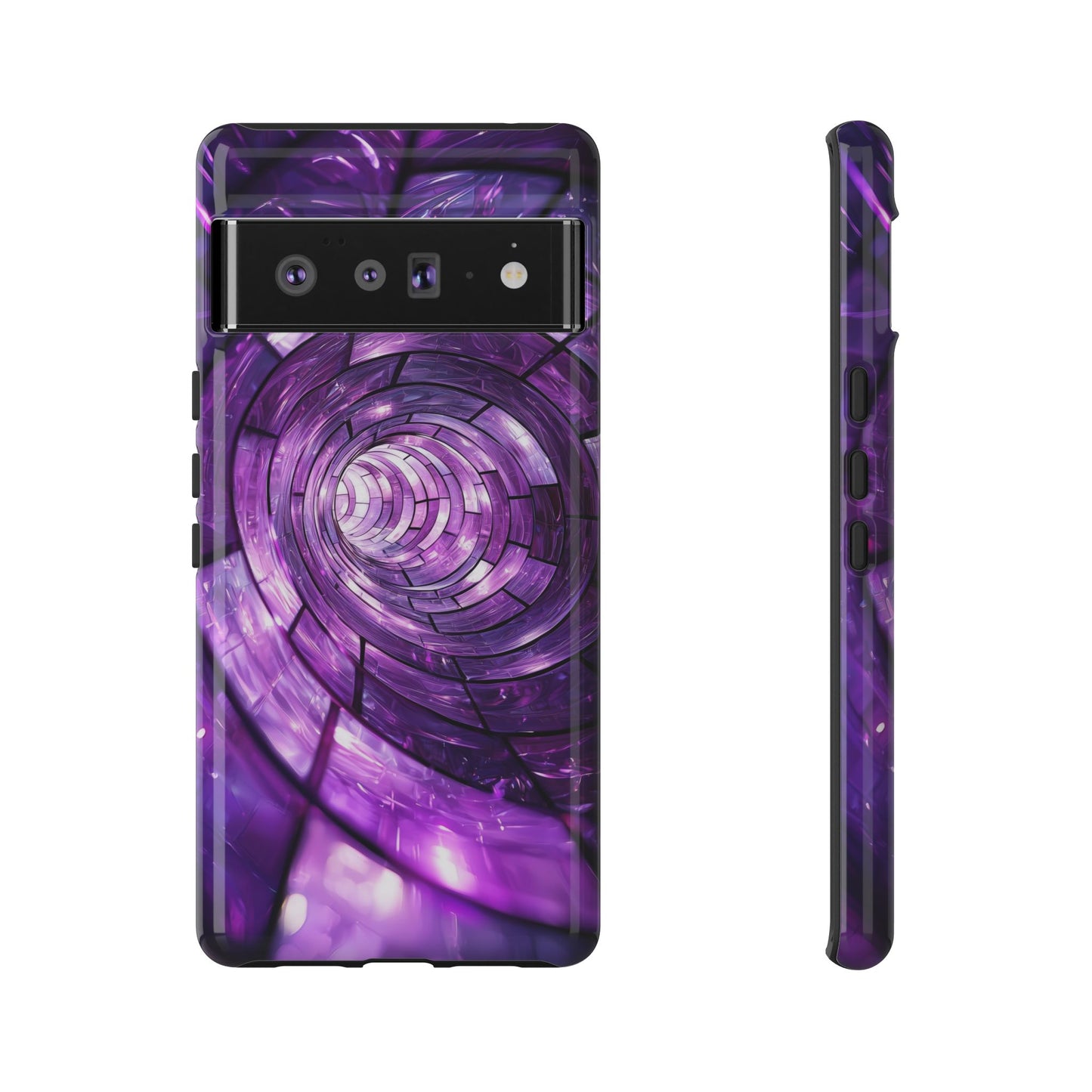 Hypnotic Spiral Optical Illusion Phone Case for iPhone, Samsung & Pixel