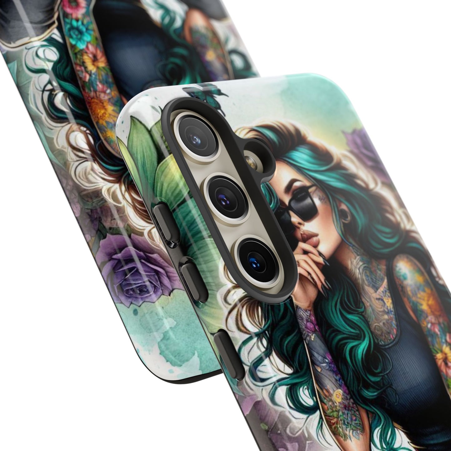 Urban Wildflower – Edgy Tattooed Beauty Mobile Cover