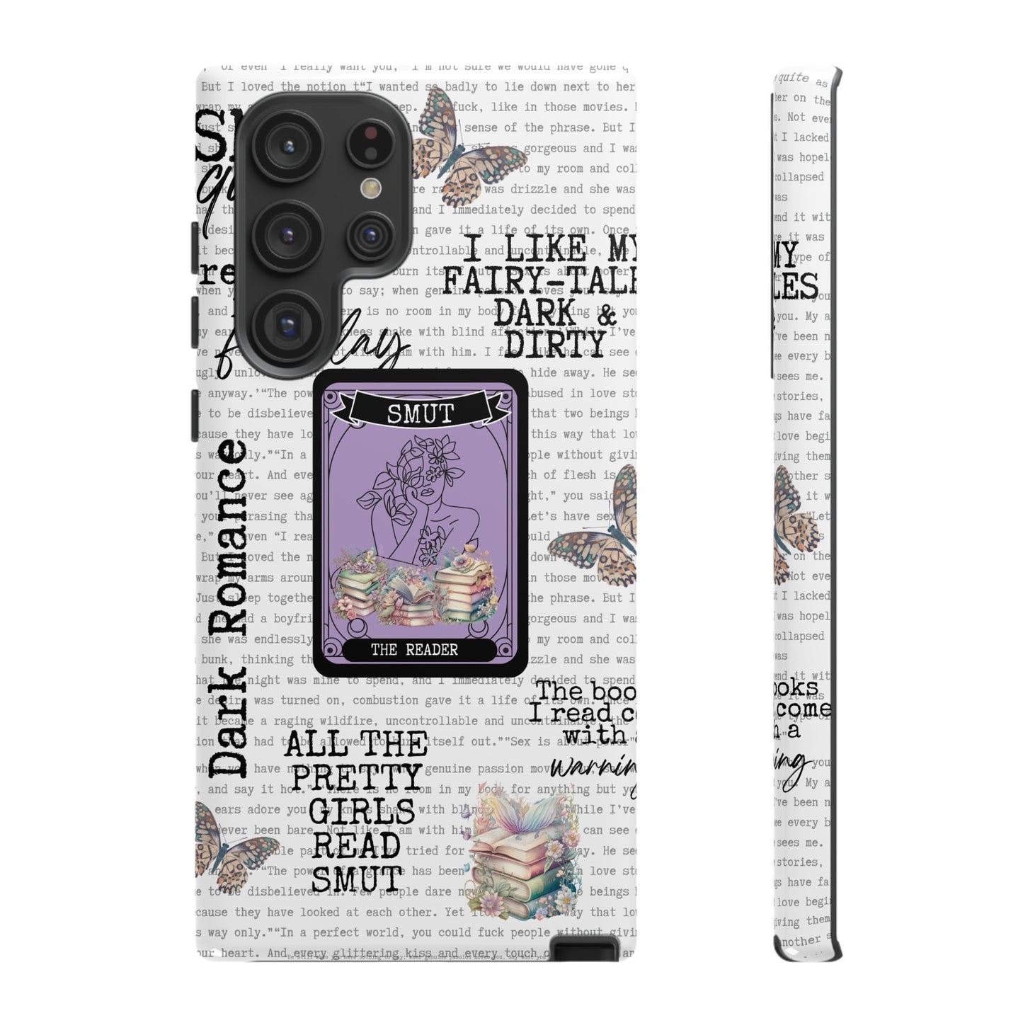 Smut Queen Phone Case β iPhone, Samsung & Google Pixel Cute Bookish Cover, Book Lover Gift