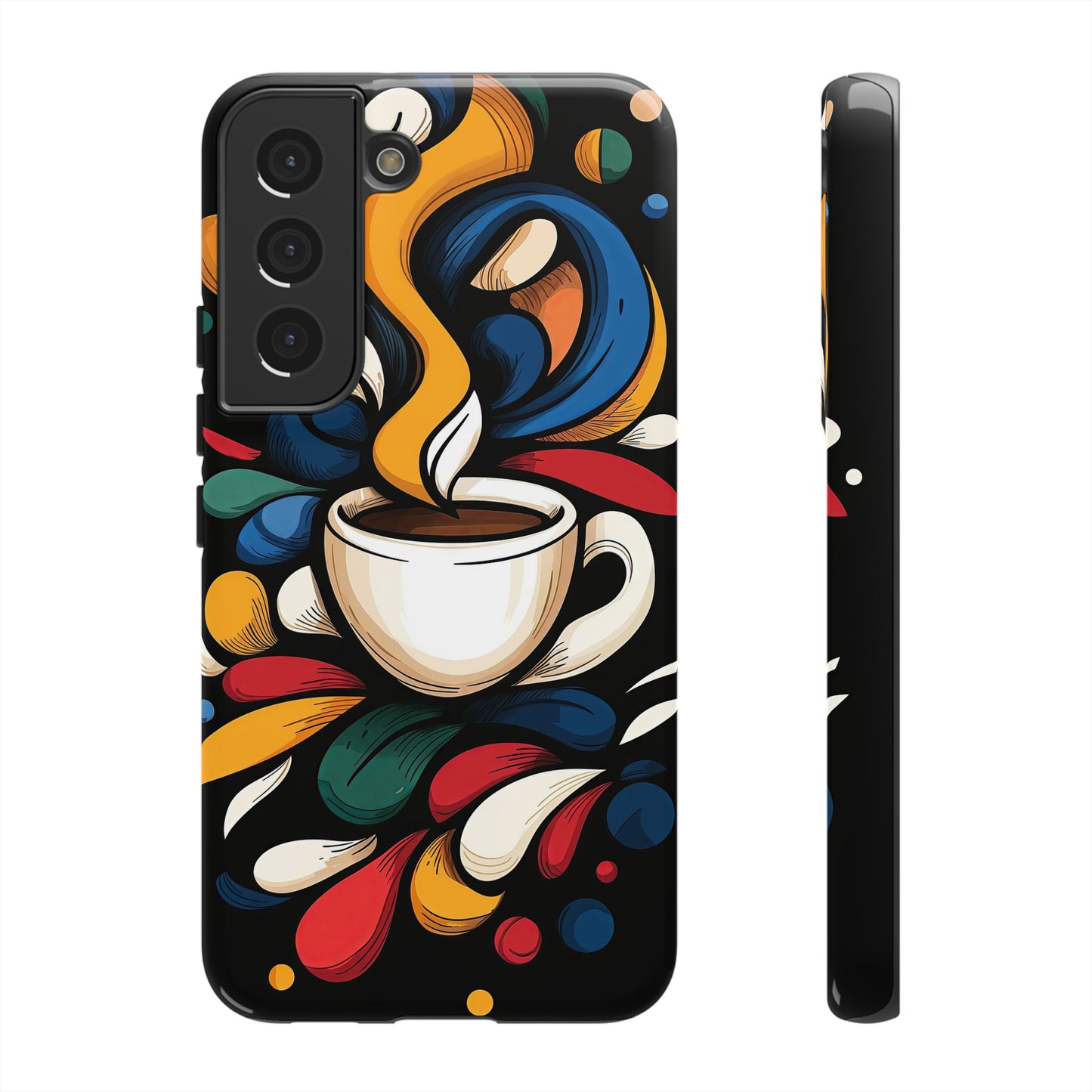 Brewed Blooms – Coffee & Color Floral Case for iPhone, Pixel & Samsung