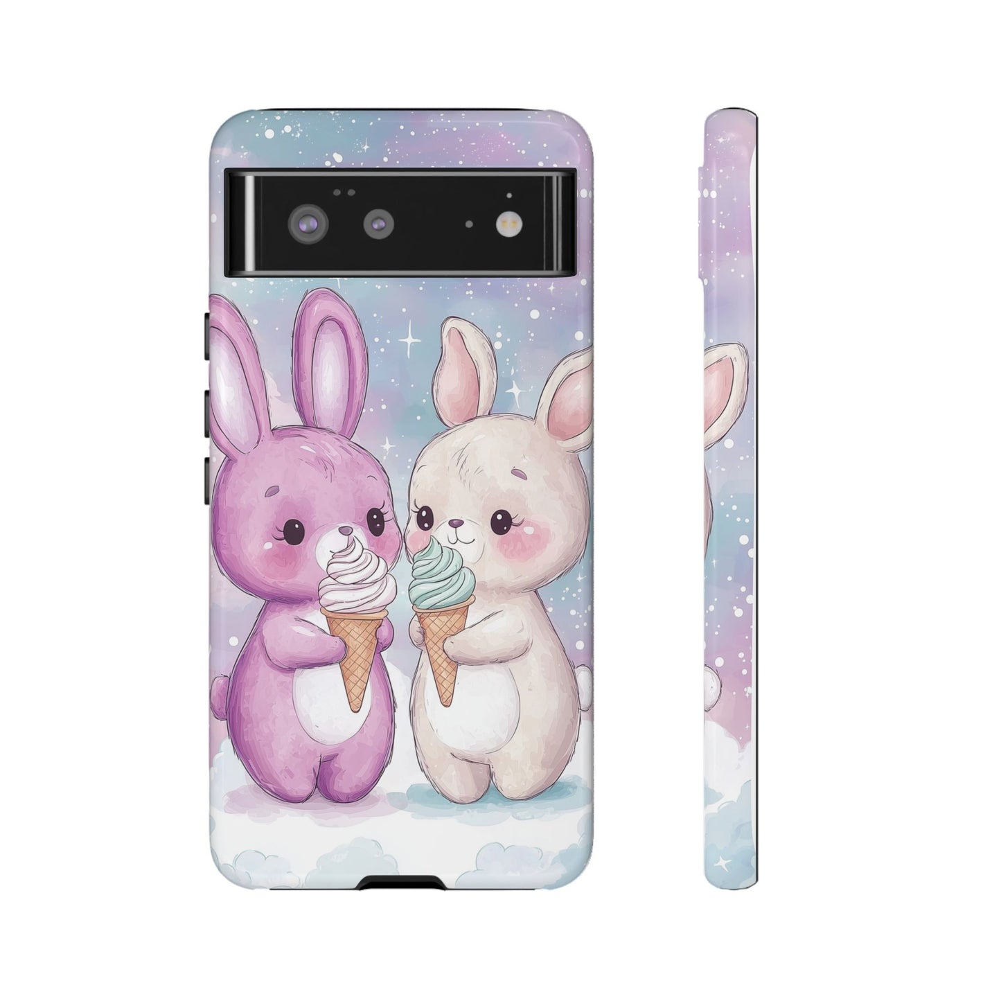 Sweet Bunny Bliss - Kawaii Anime Phone Case for iPhone, Samsung, Google Pixel