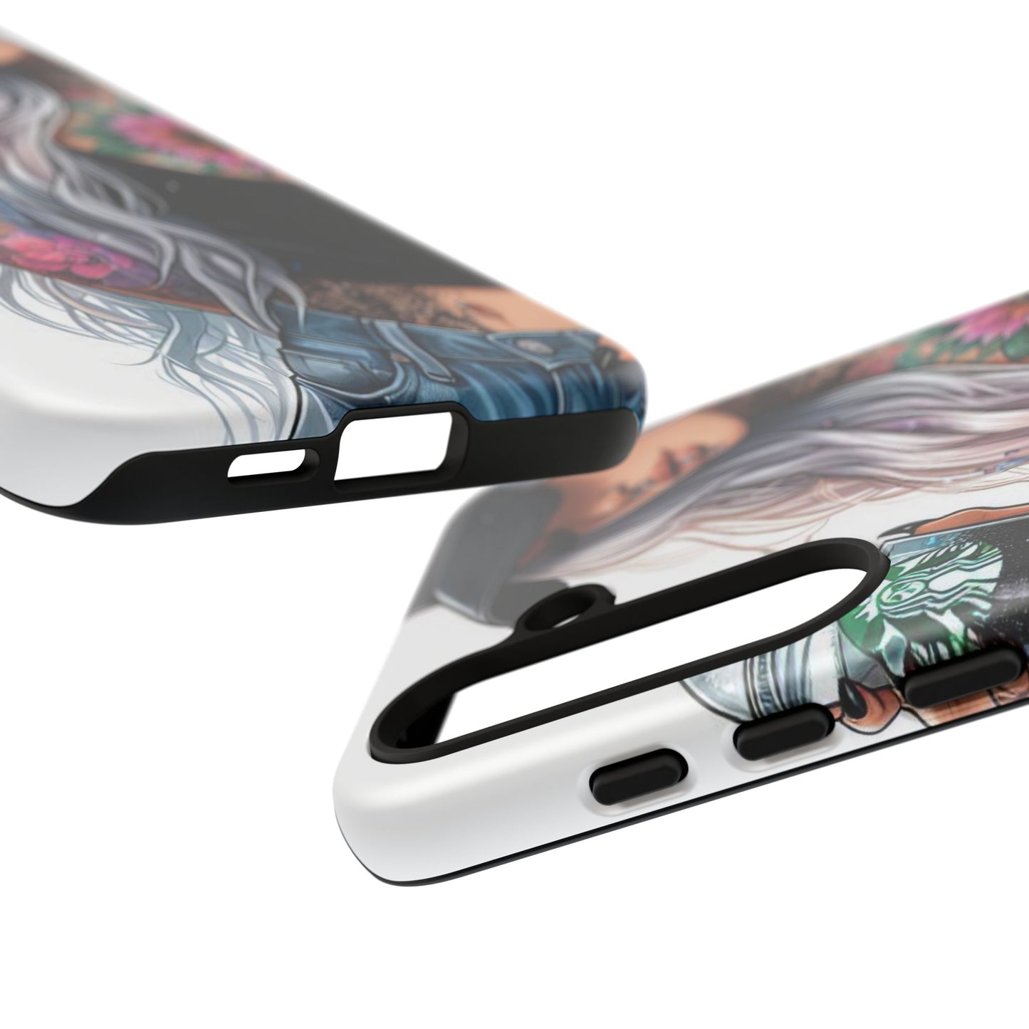 Tattooed Coffee Queen – Edgy Urban Aesthetic Mobile Cover