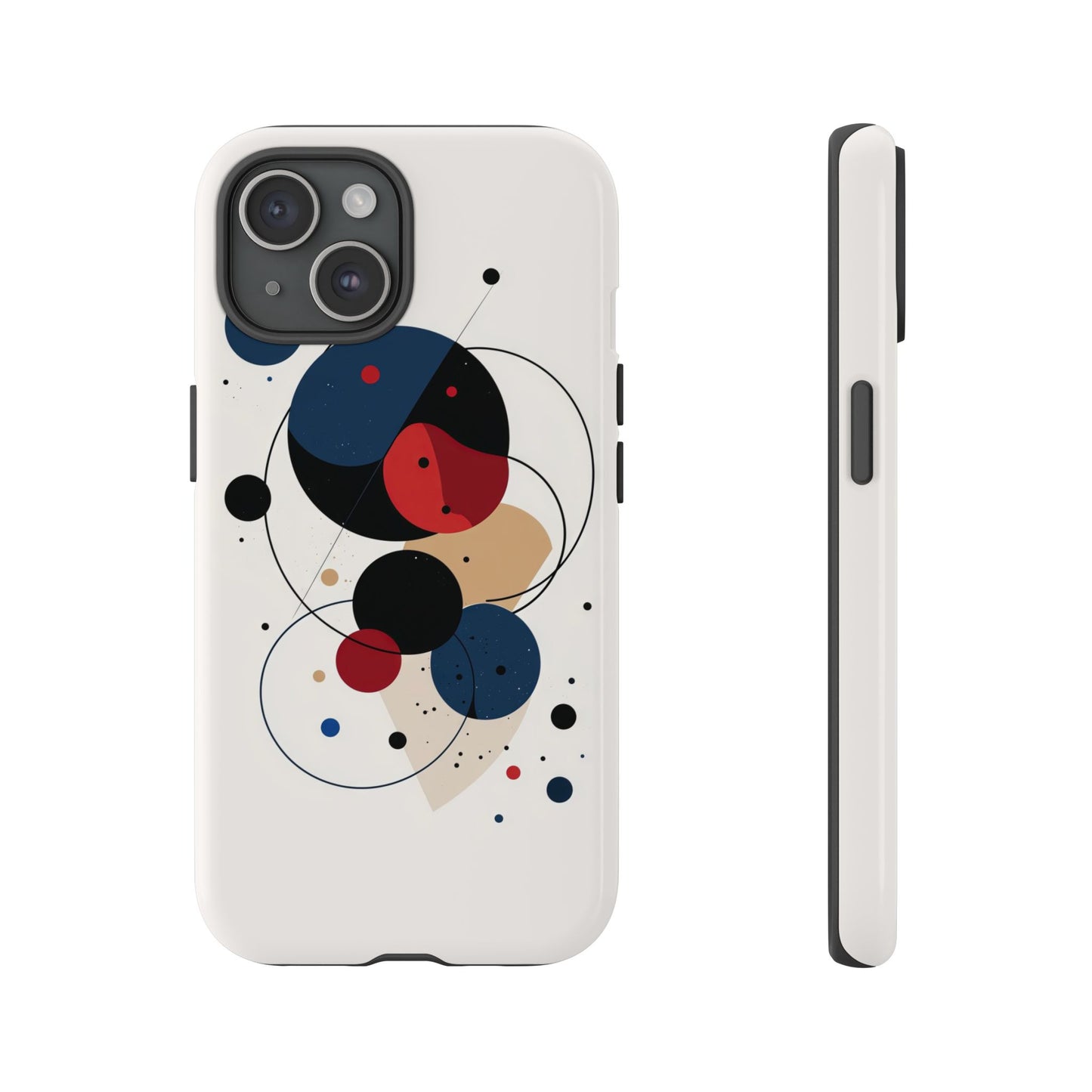 Celestial Flow – Abstract Minimal Art Phone Case for iPhone, Samsung & Pixel