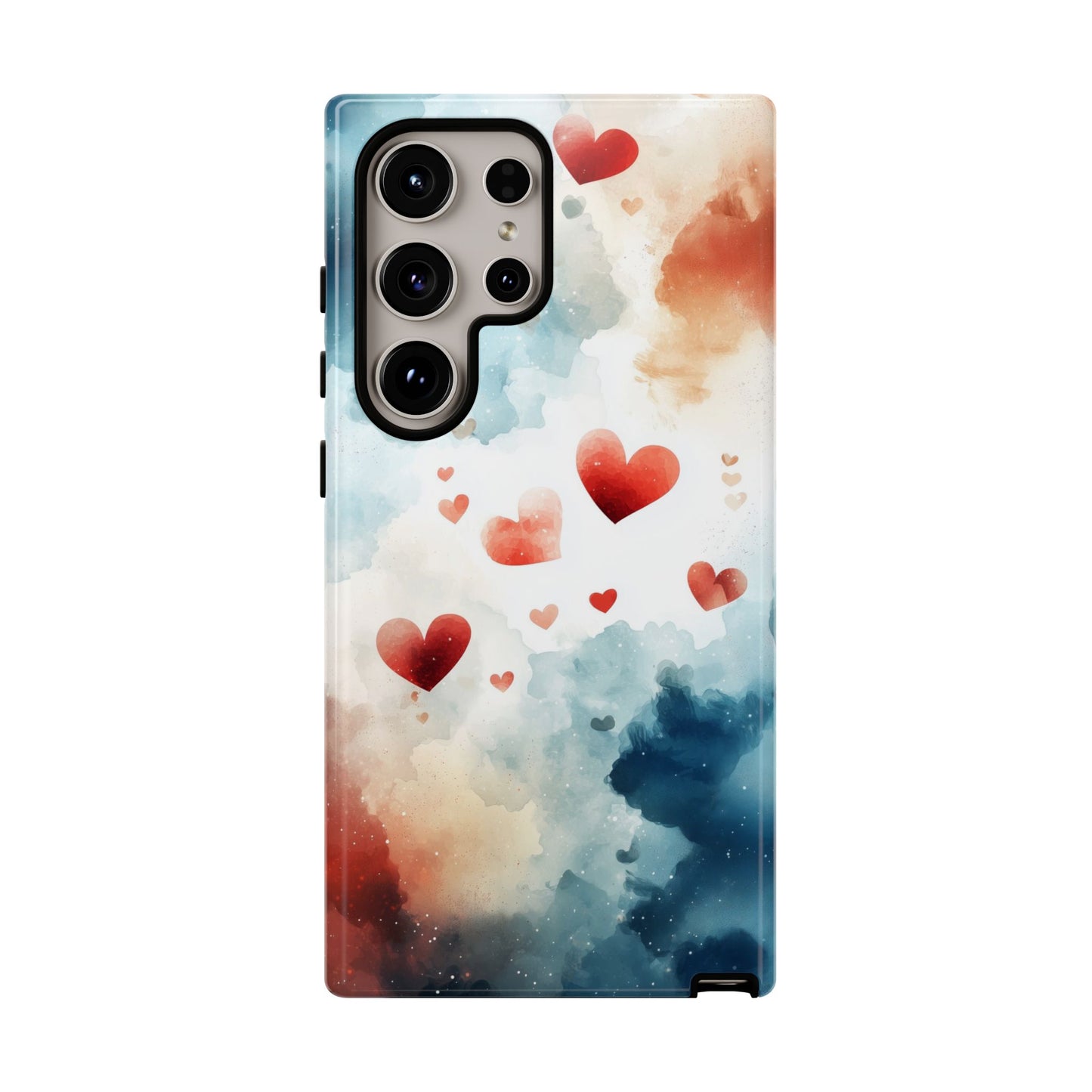 Heartfelt Skies - Watercolor Anime Phone Case for iPhone, Samsung, Google Pixel