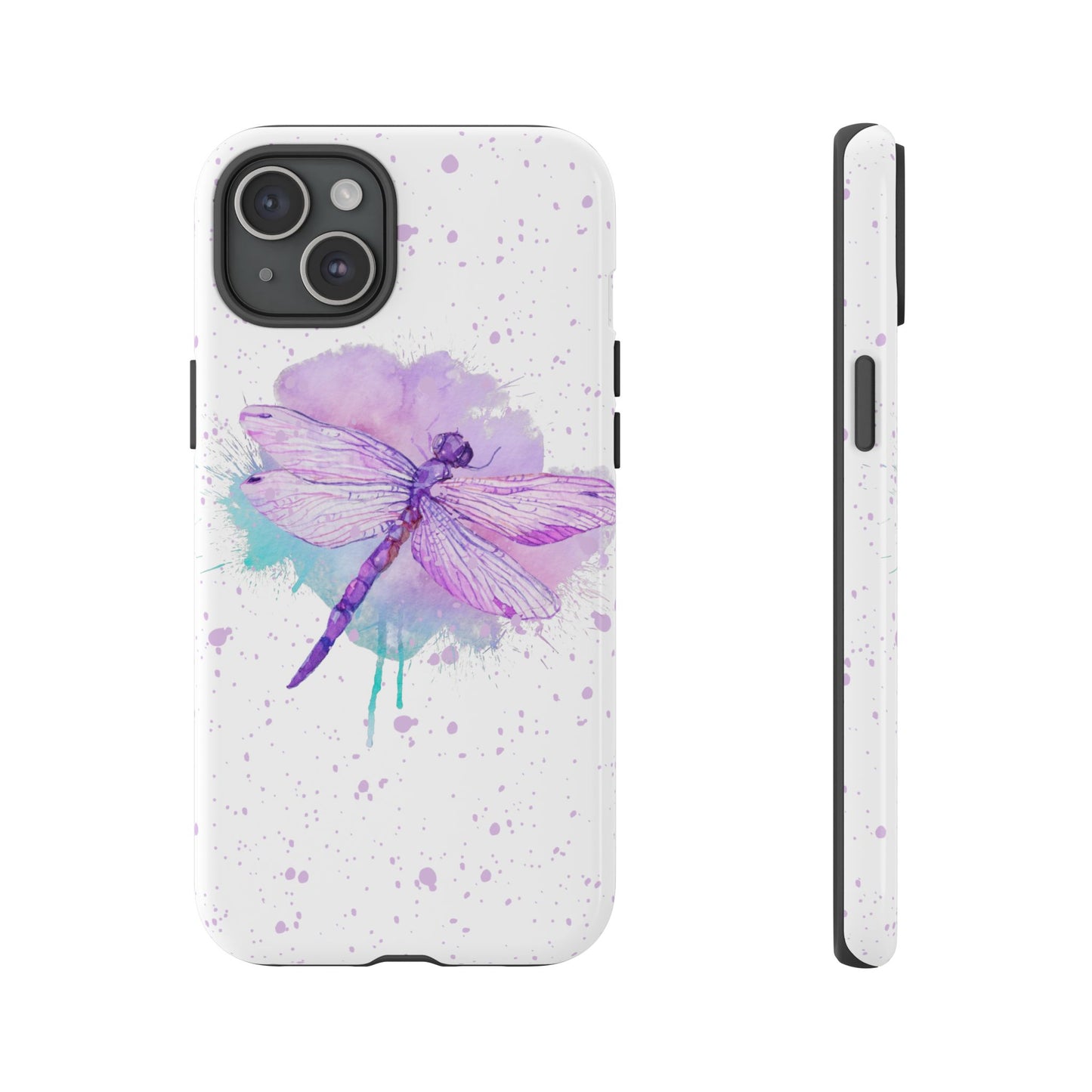 Watercolor Dragonfly Print Phone Case - iPhone, Samsung & Google Pixel Cover - Artistic Phone Case, Insect Lover Gift