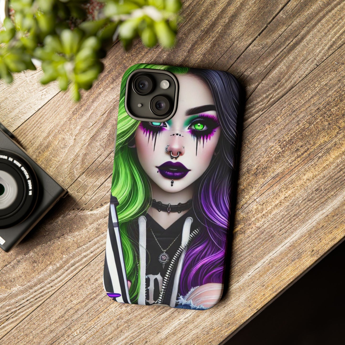 Neon Nightmare – Gothic Punk & Alternative Aesthetic Mobile Cover