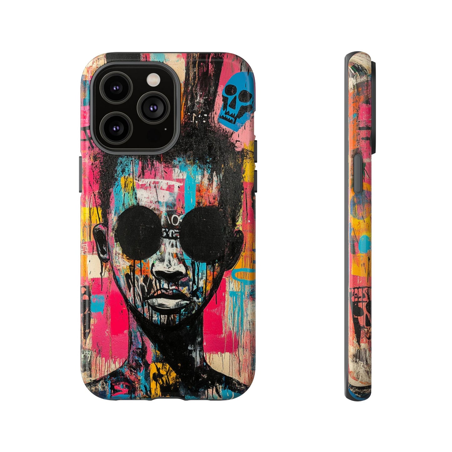 Basquiat Street Art Phone Case – Artistic Phone Protection - iPhone, Samsung & Google Pixel Cover - Artistic Painting Case, Art Lover Gift