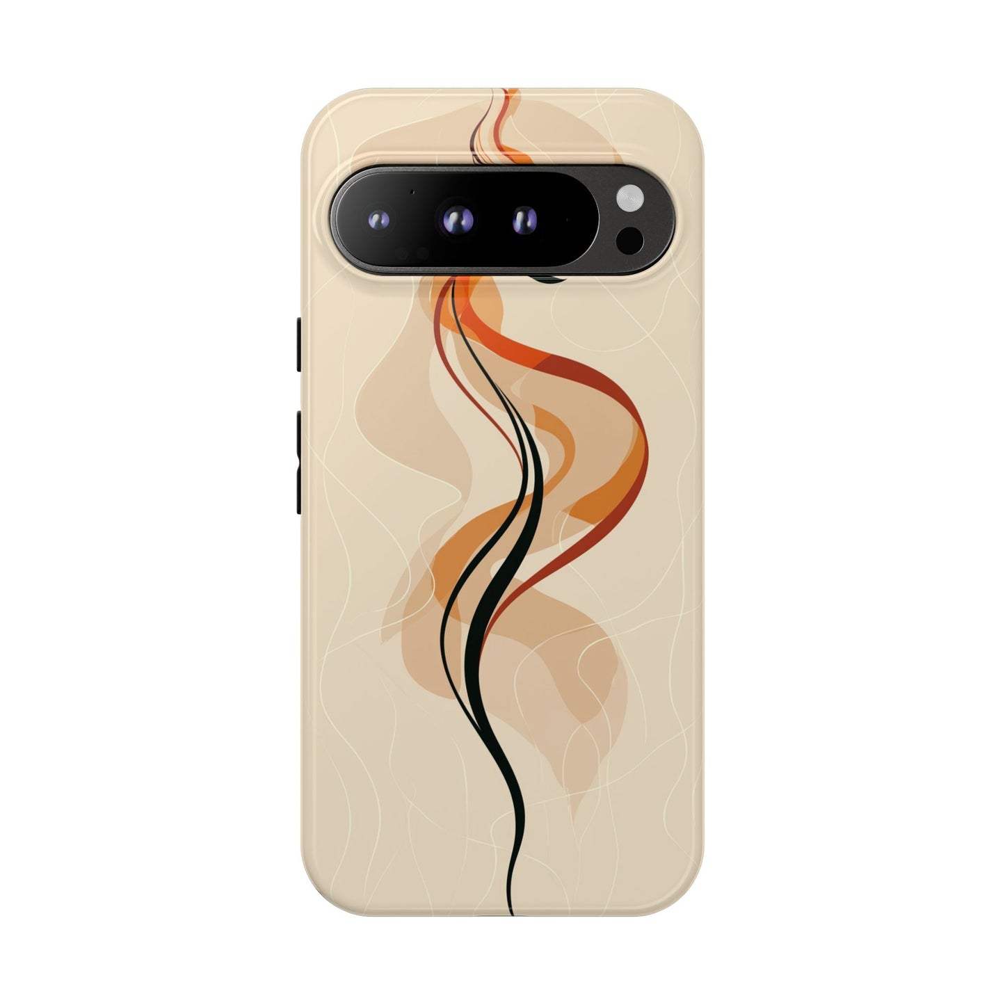 Feminine Flame: Abstract Grace Phone Case for iPhone, Samsung & Pixel