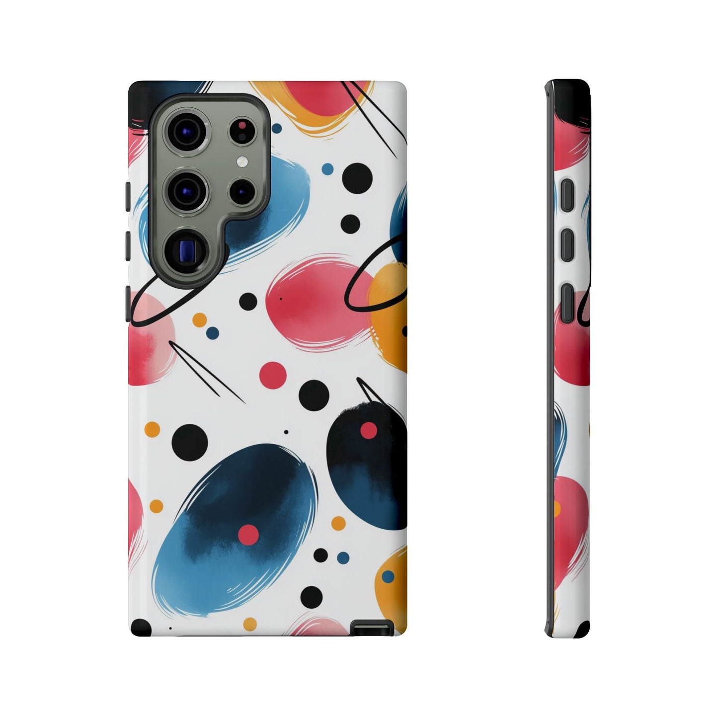 Retro Memphis Vibes – Abstract Art Phone Case for iPhone, google Pixel & Samsung