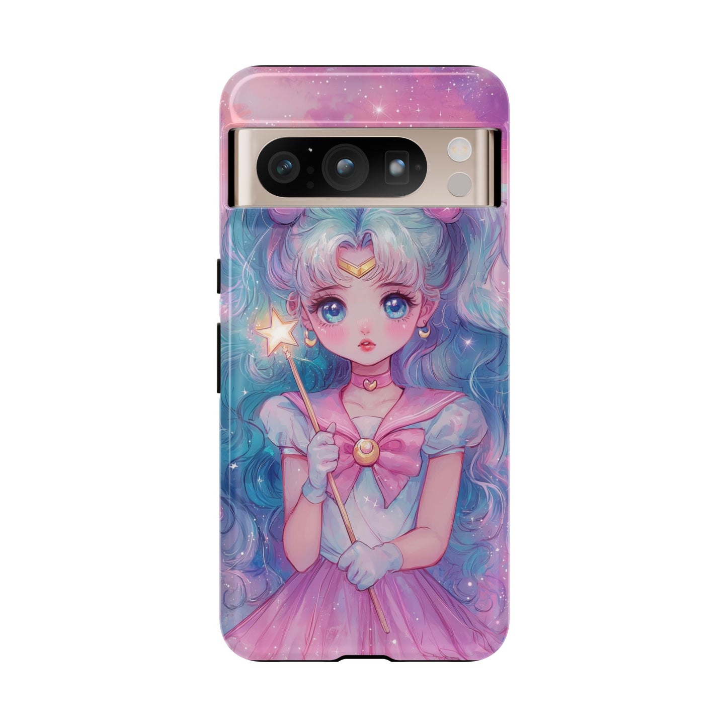 Magical Moon Guardian Anime Phone Case for iPhone, Samsung, Google Pixel