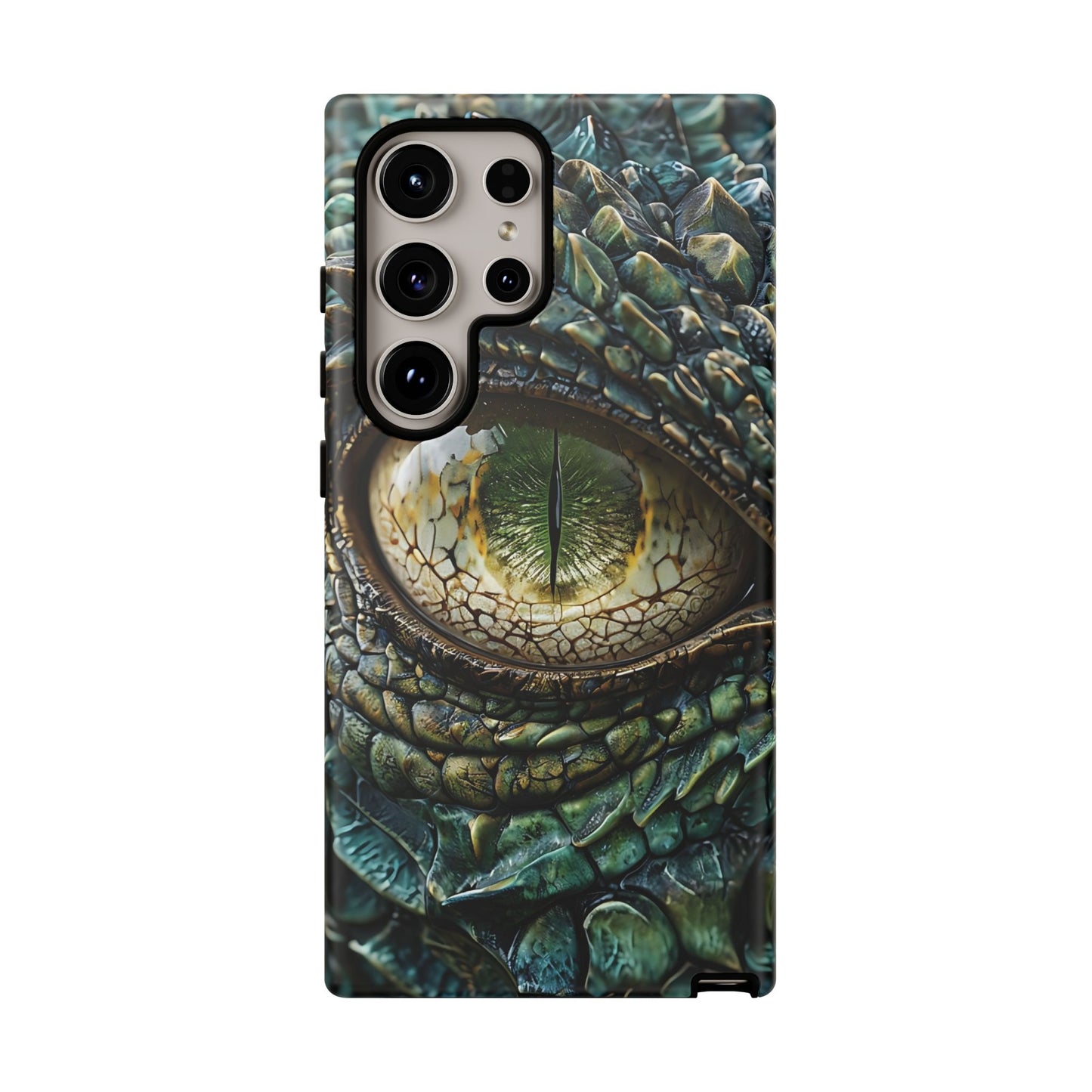 A Dragon's Eye With Intricate Scales phone case design.