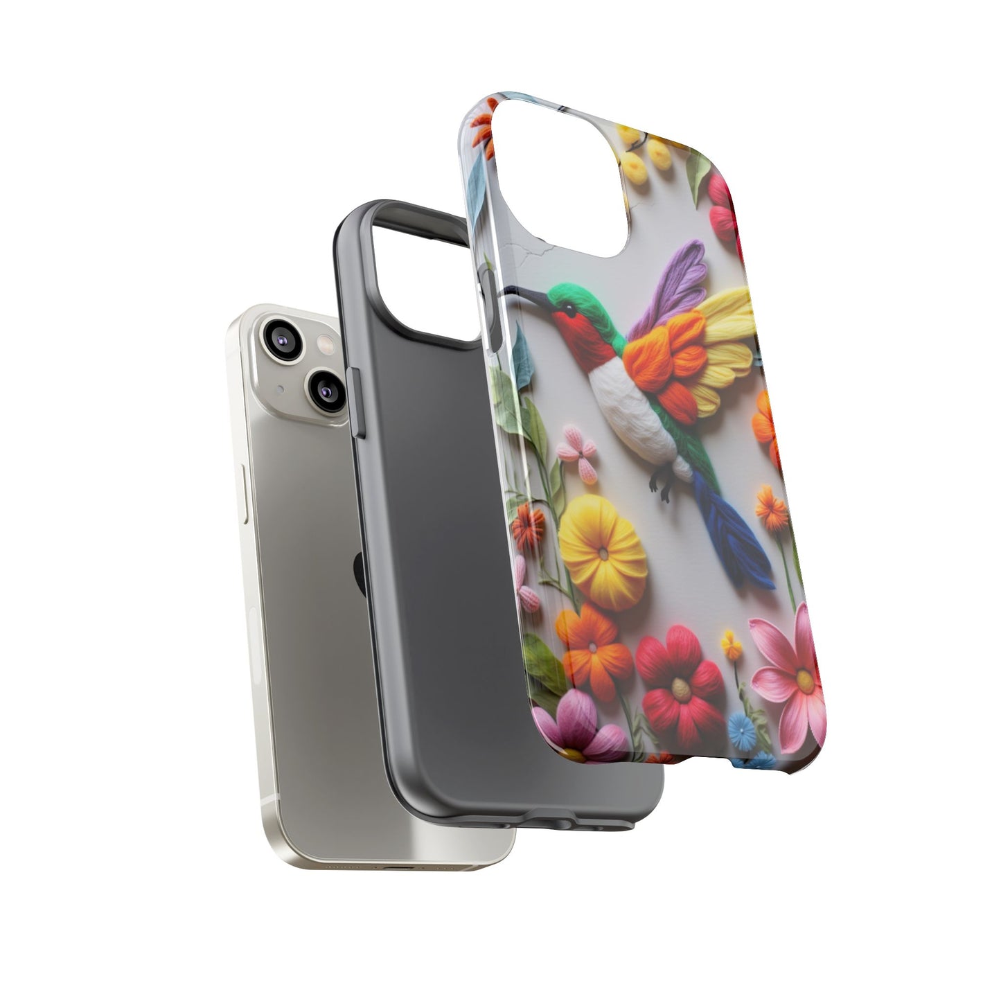 Elegant Hummingbird with Floral Mosaic Design | Nature's Artistic Vibes | Pixel 8 pro