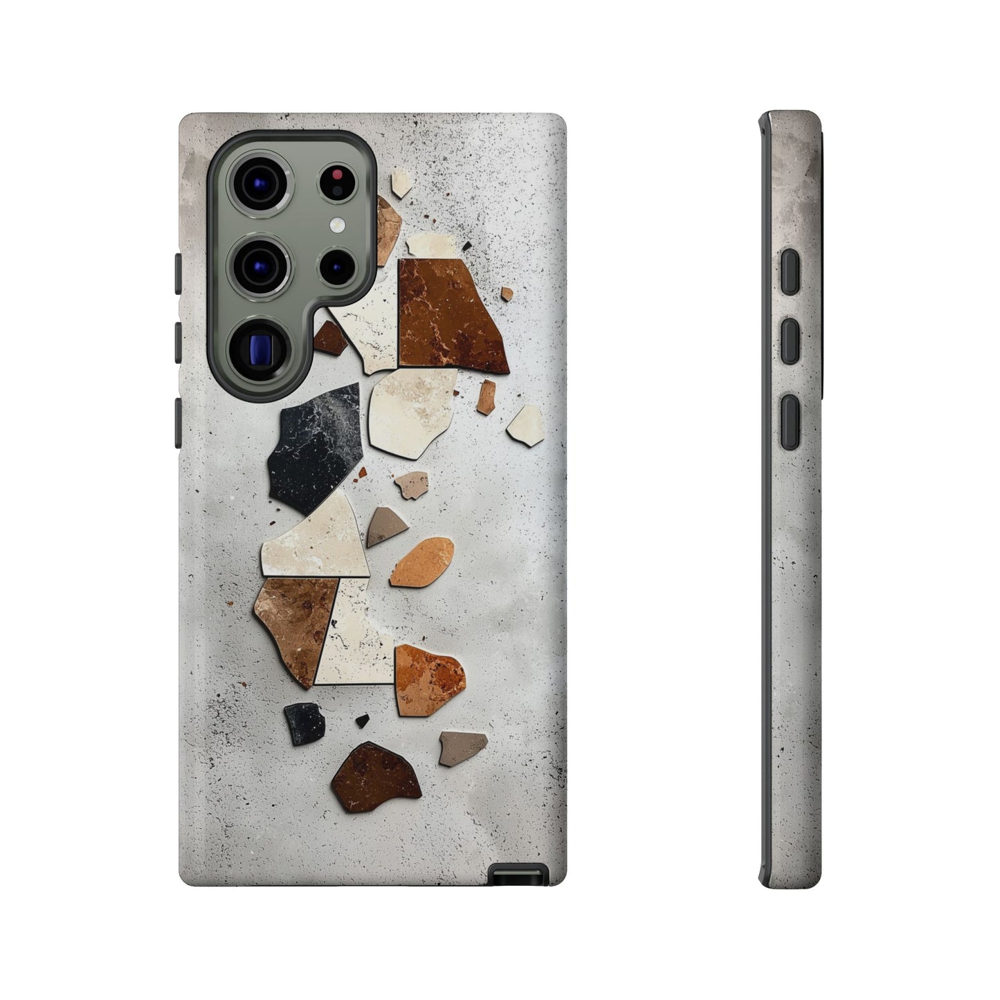 Modern Terrazzo Fragments Phone Case β Earthy & Minimalist for iPhone, google Pixel & Samsung